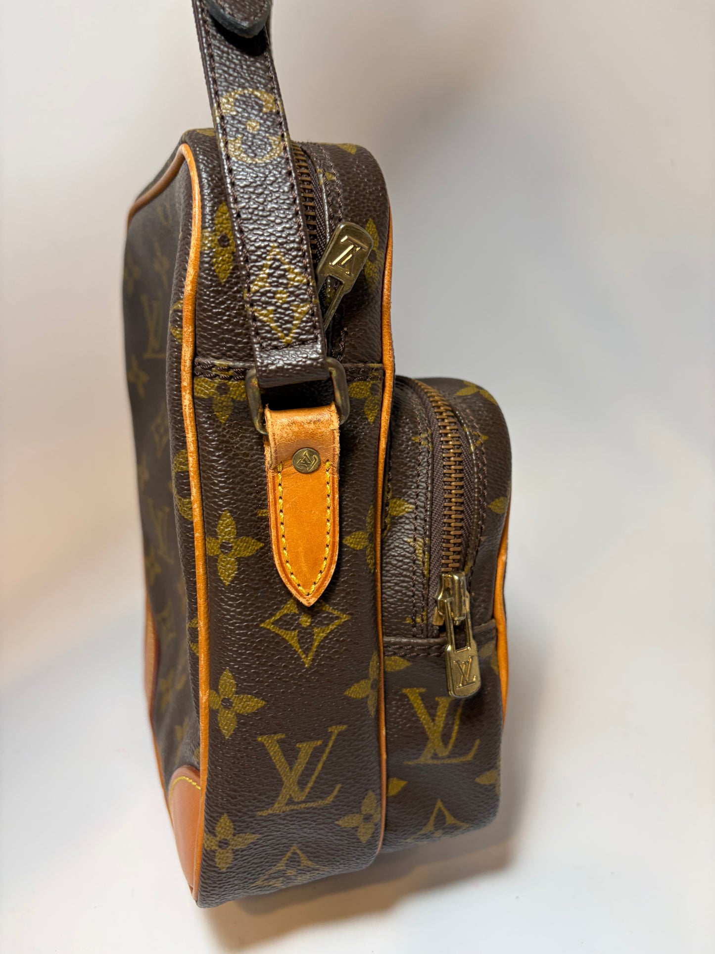 Louis Vuitton Amazon Monogram Crossbody, Made in France February 1987