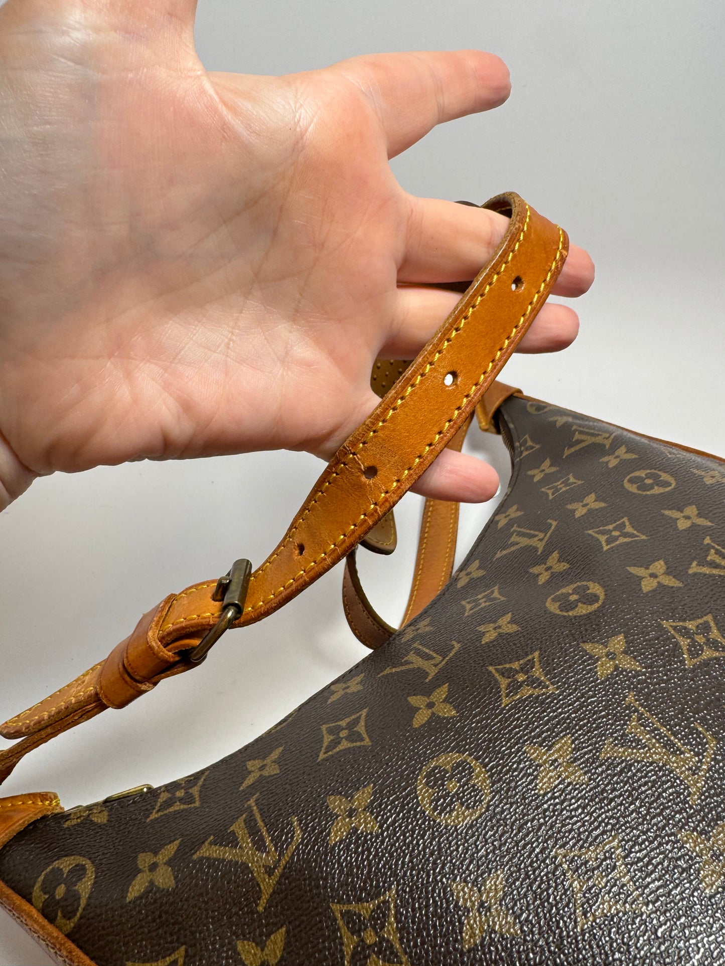 Louis Vuitton Boulogne 30 Monogram Shoulder Bag Vintage