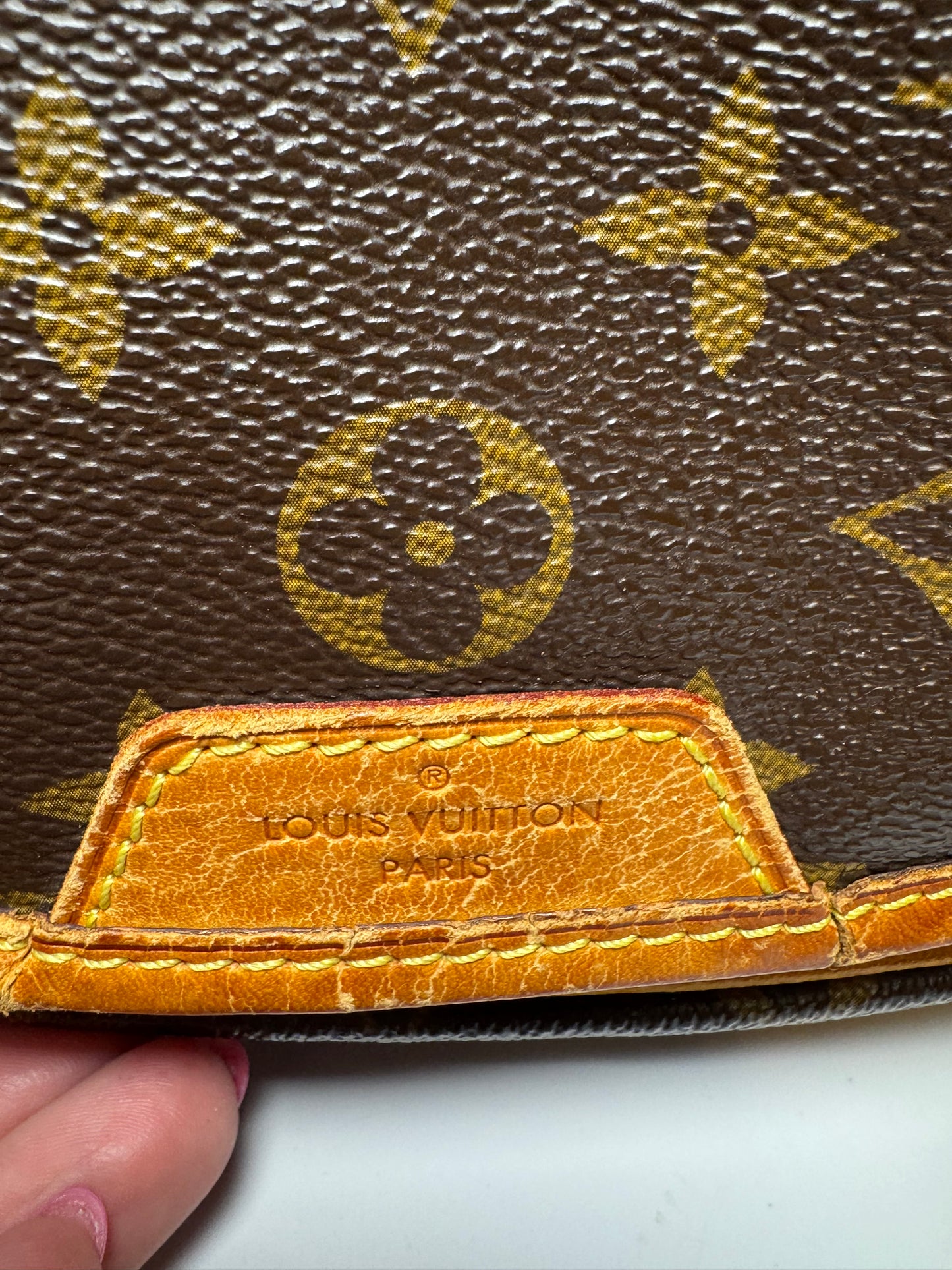 Louis Vuitton Menilmontant PM Monogram Pleated Crossbody