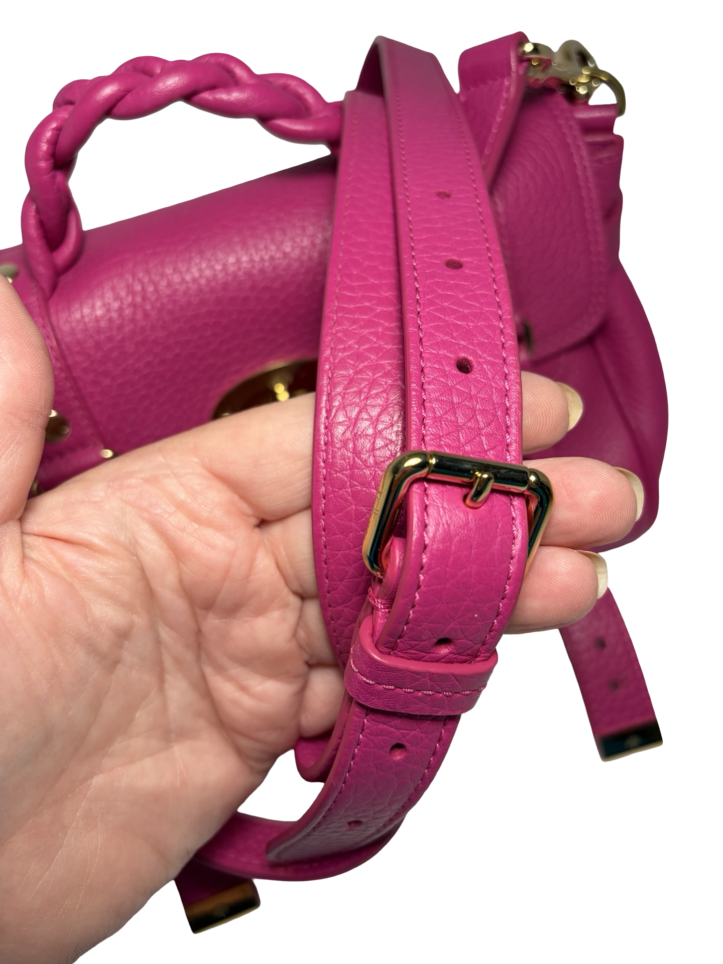 Mulberry Mini Alexa Hot Pink Leather