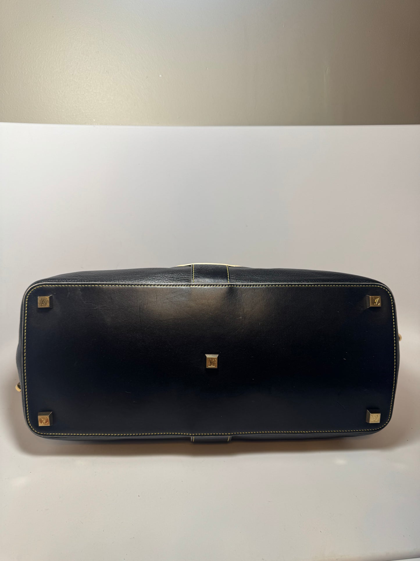 Louis Vuitton Suhali L'Ingenieux GM Black Leather Satchel Made in Italy