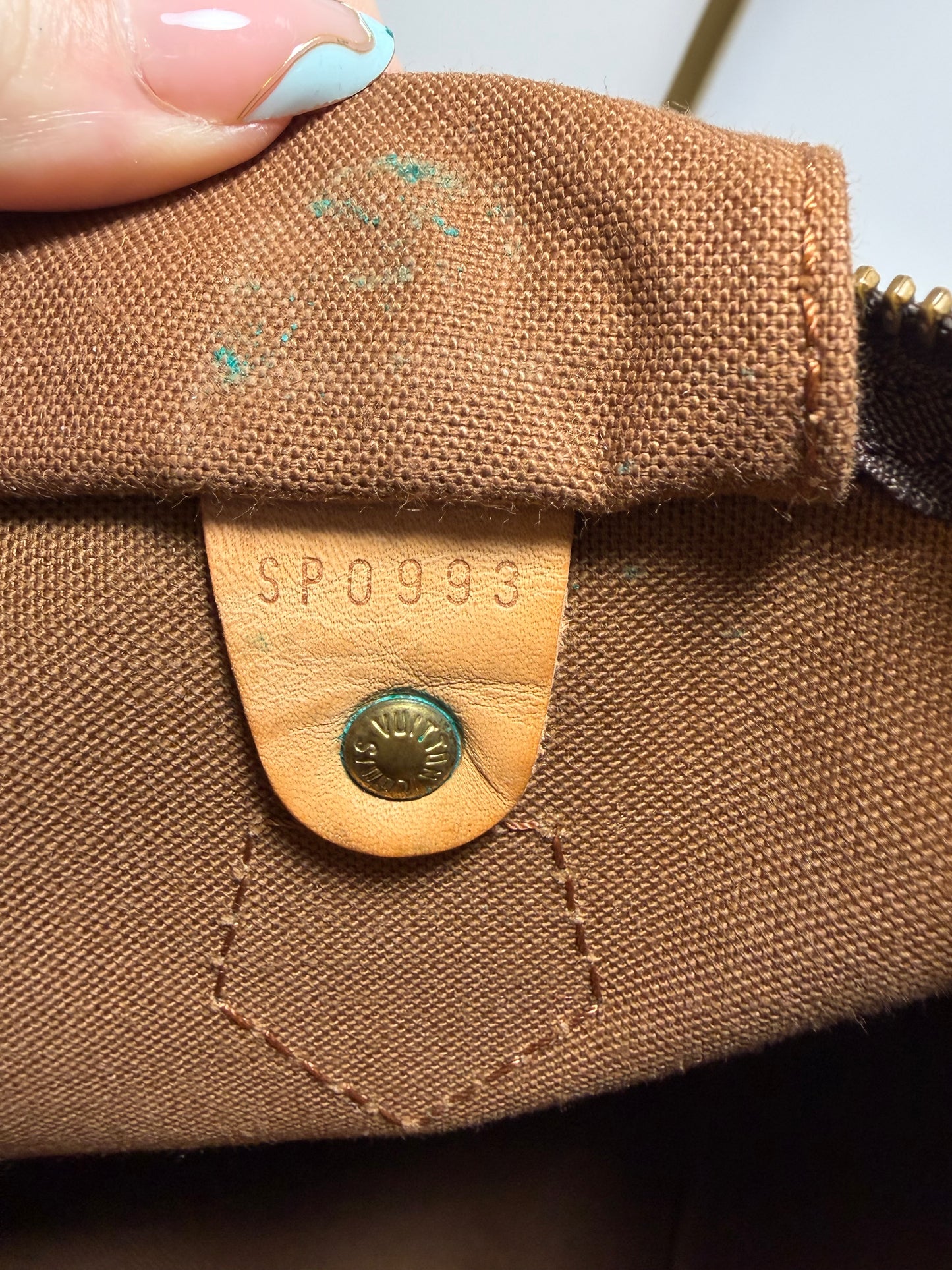 Louis Vuitton Speedy 30 Monogram, Made in France September 1993- comes with lock & key