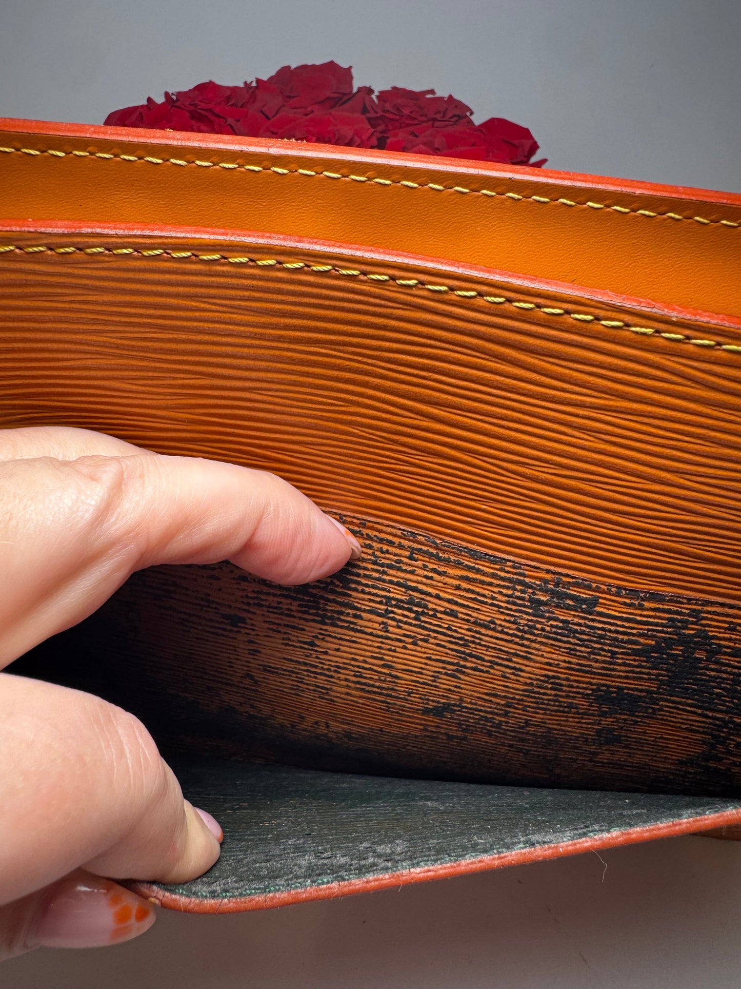 Louis Vuitton Epi Leather Pochette Homme Clutch