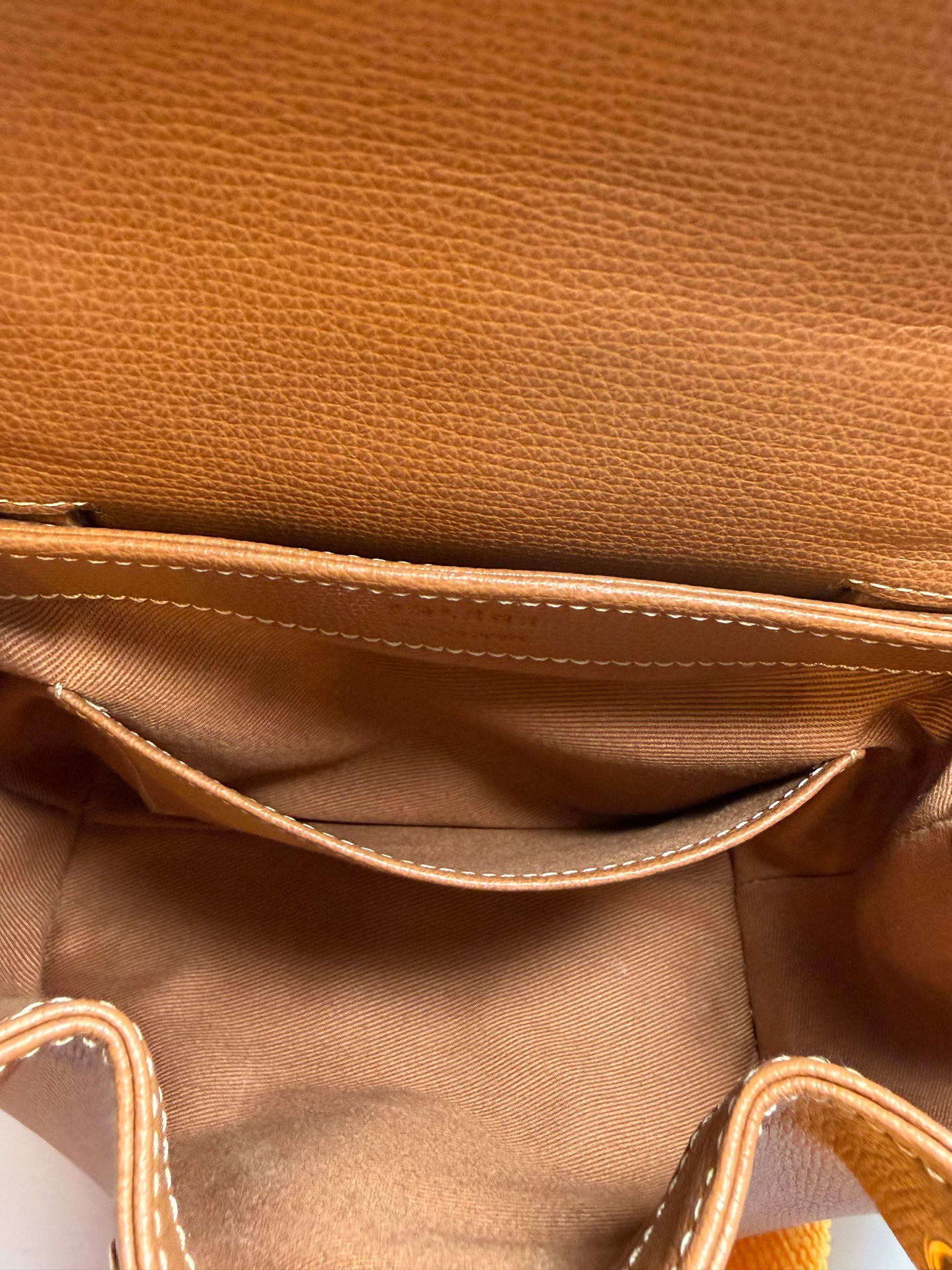 Polène Un Nano Trio Camel Crossbody