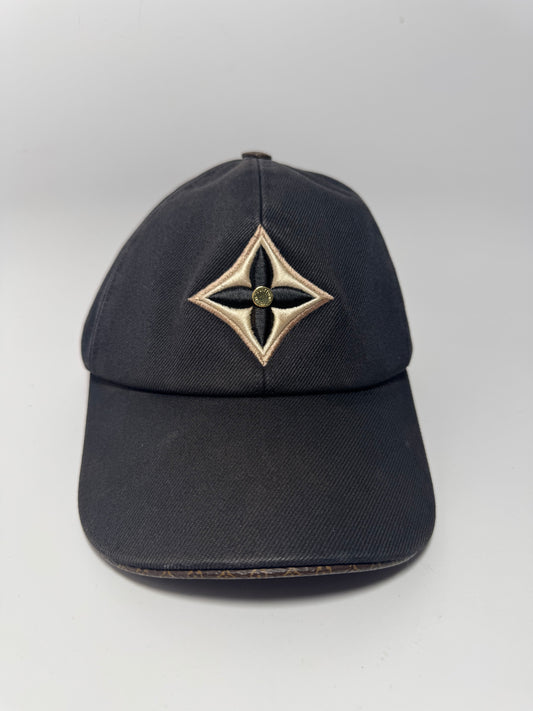 Louis Vuitton Day Cap Black Cotton, Canvas & Leather