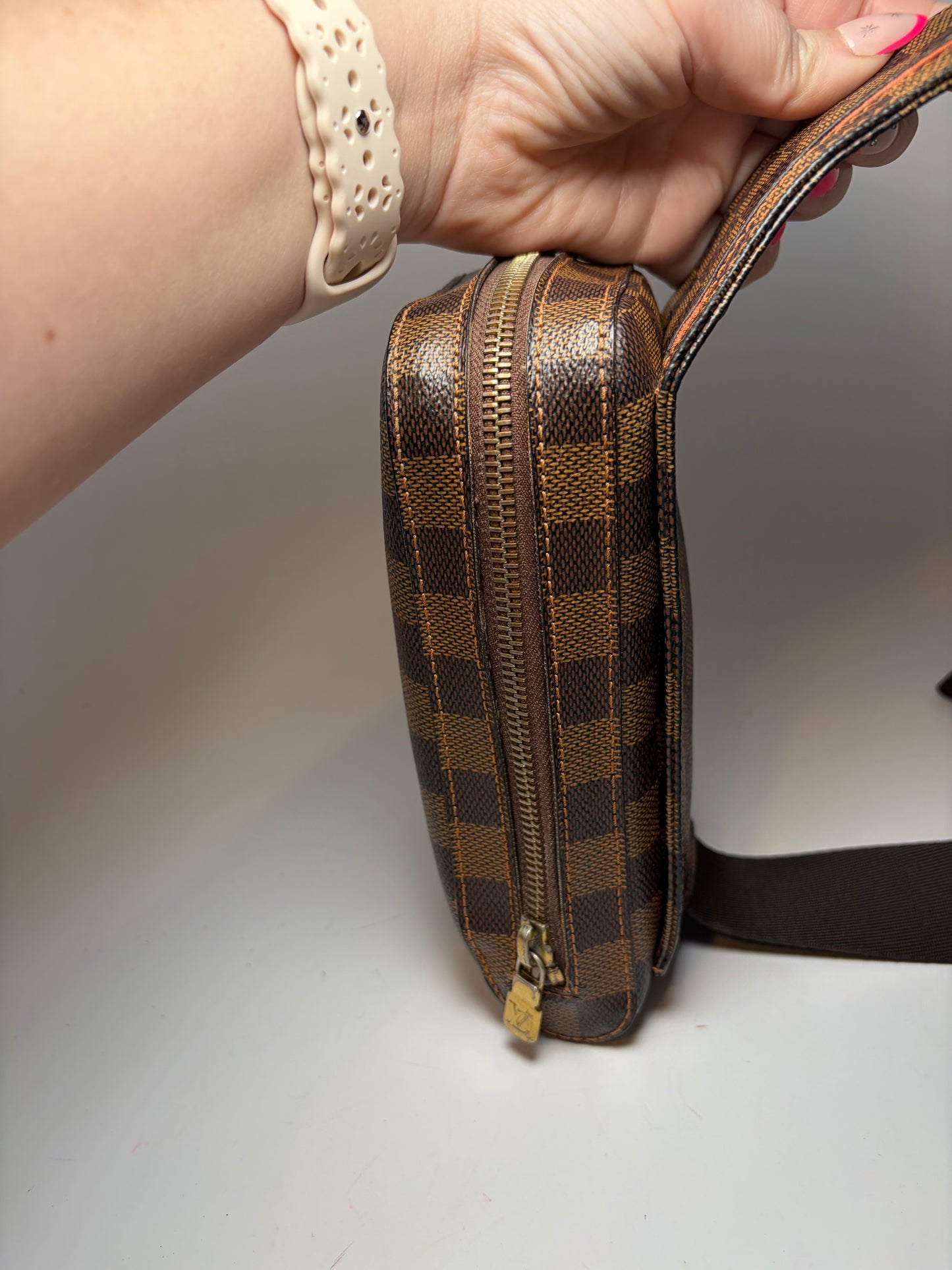 Louis Vuitton Geronimo Belt Bag/Bum Bag Damier Ebene