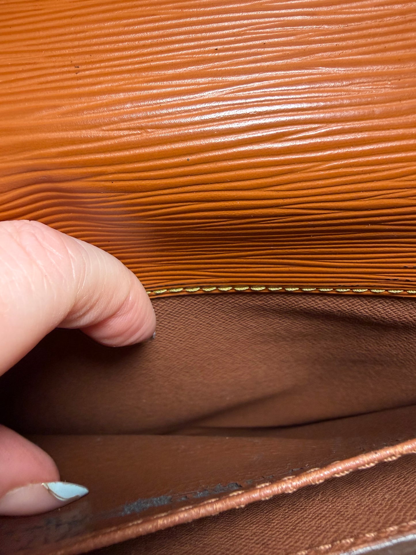 Louis Vuitton Cipango Brown Epi Leather Serviette Conseiller Briefcase/Laptop Holder