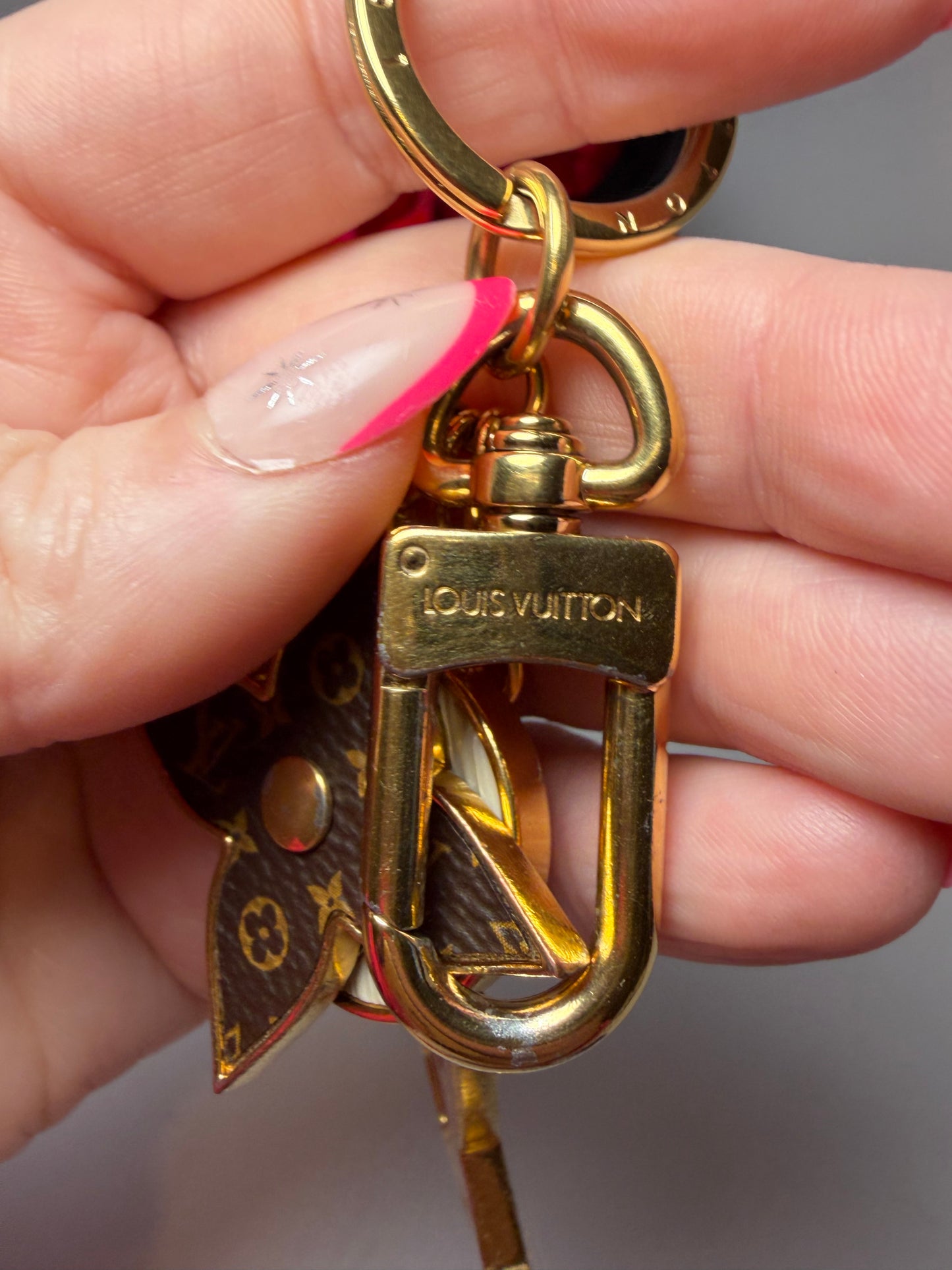 Louis Vuitton Spring Street Bag Charm and Key Holder w/COA & Dust Bag