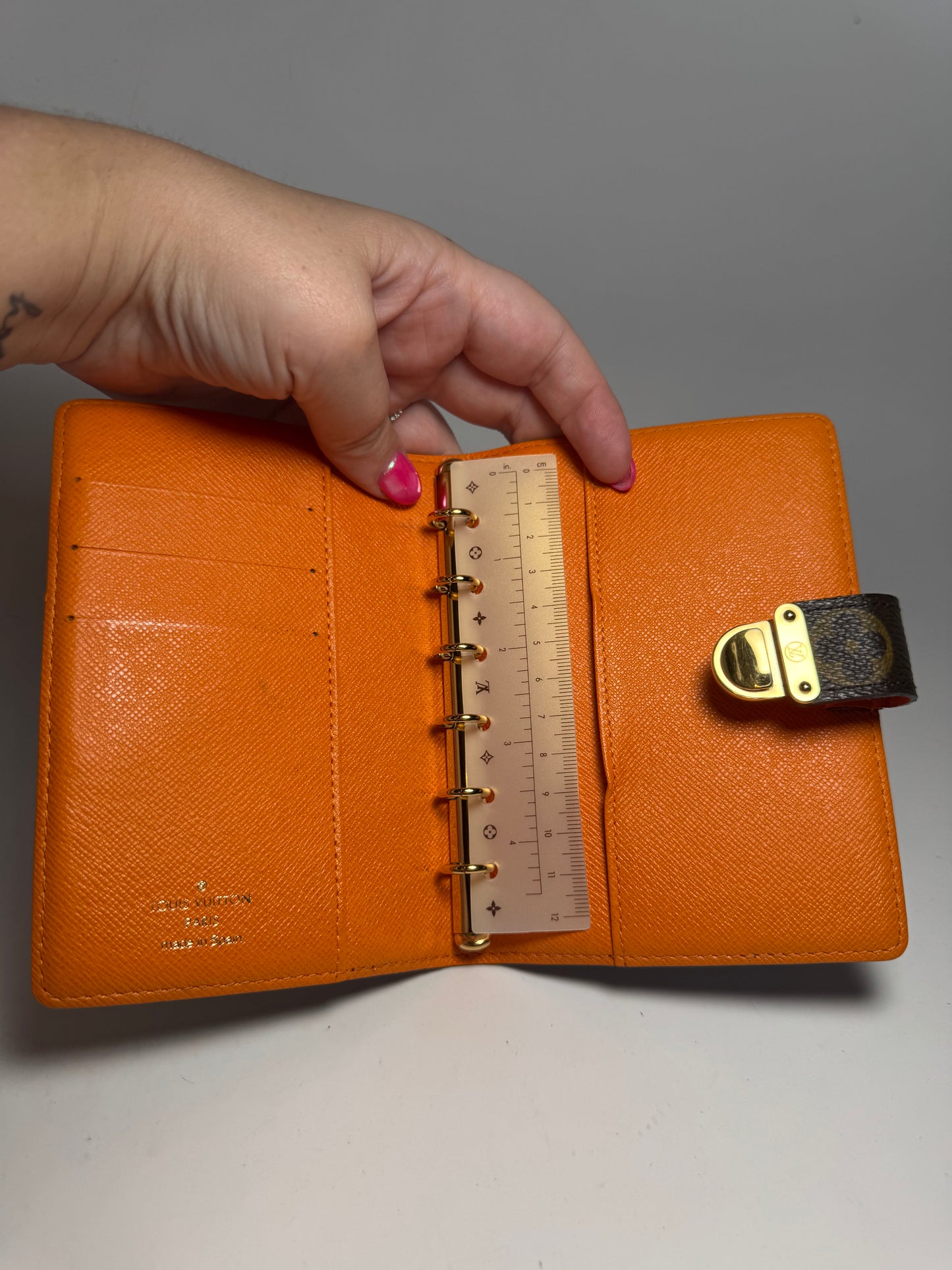Louis Vuitton Koala Agenda/Planner PM Monogram w/Orange Interior