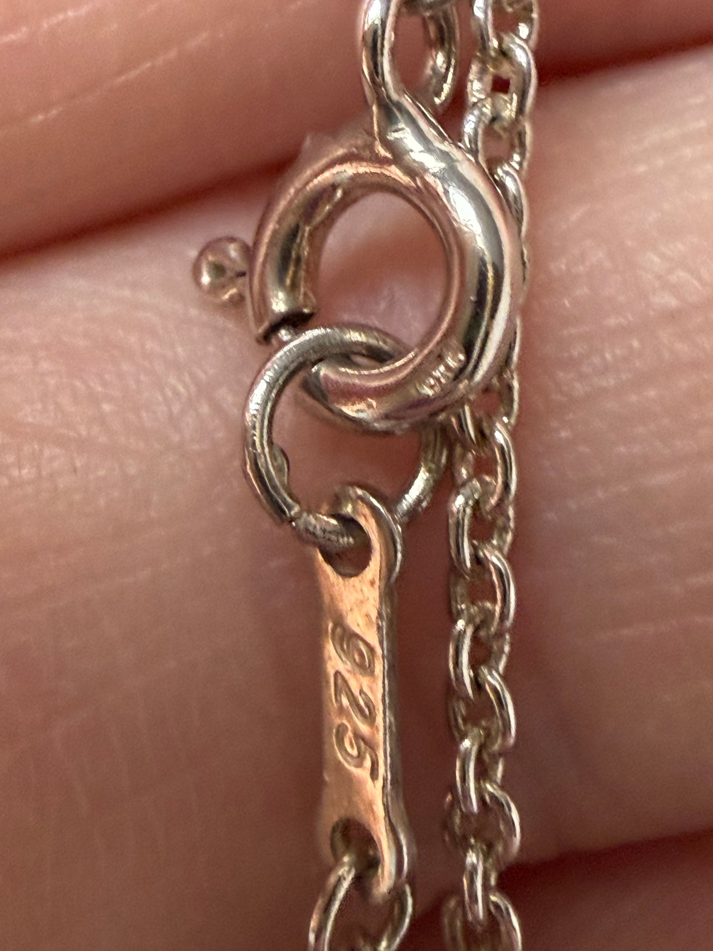 Tiffany & Co Elsa Peretti Open Heart Sterling Silver Necklace