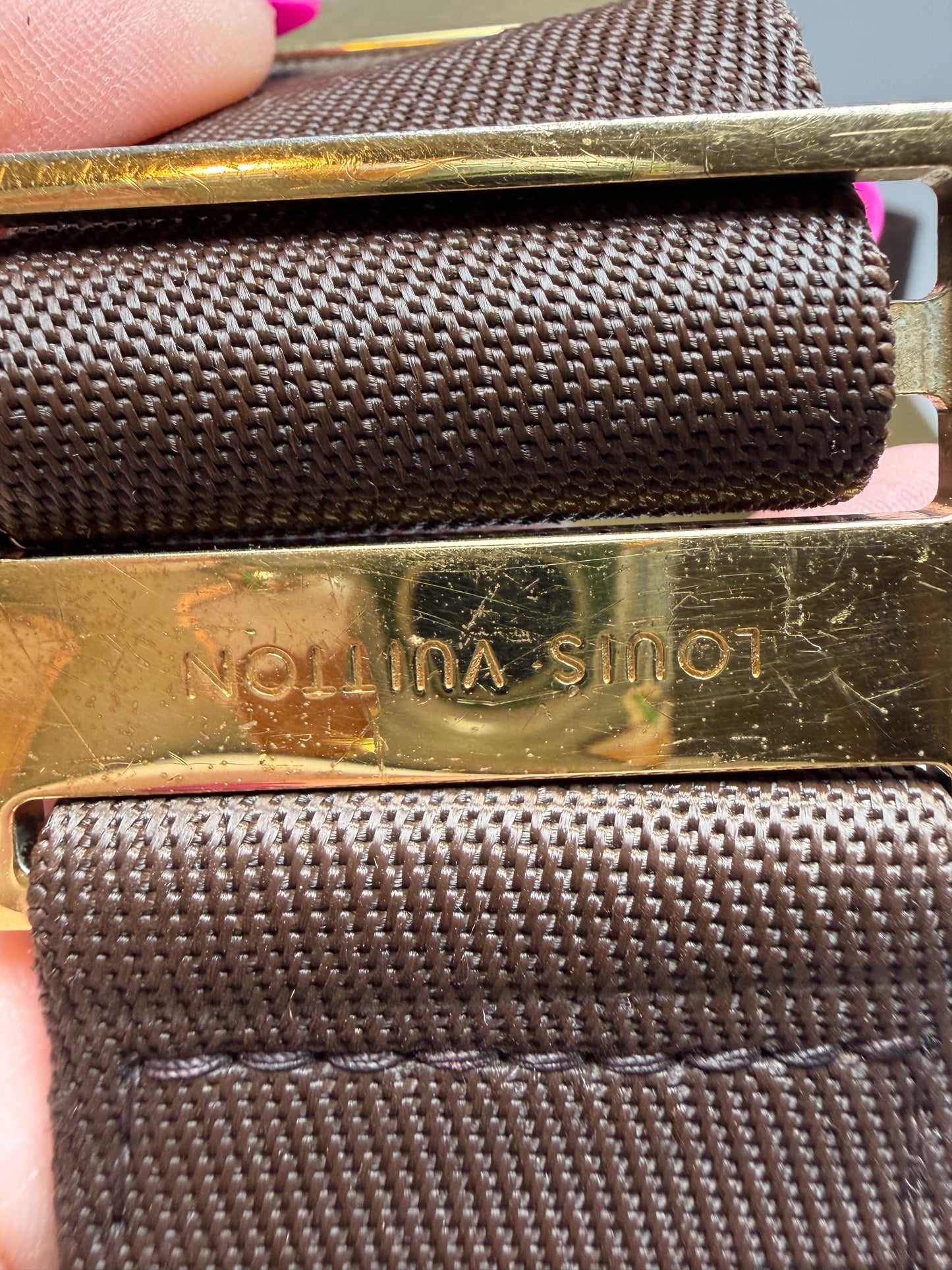 Louis Vuitton Damier Ebene Geronimo Bum Bag/Belt Bag w/COA