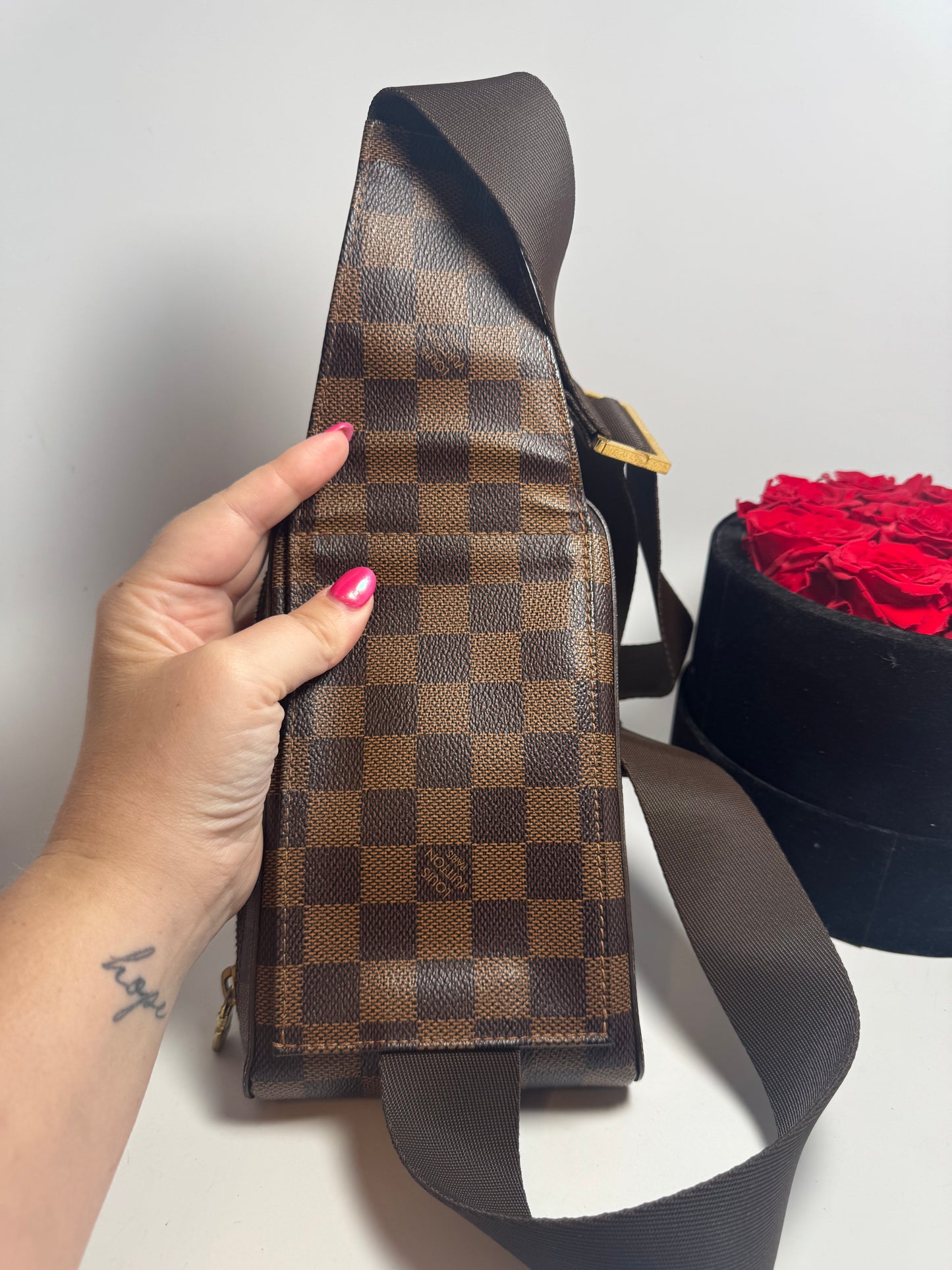Louis Vuitton Geronimo Damier Ebene Belt Bag/Bum Bag