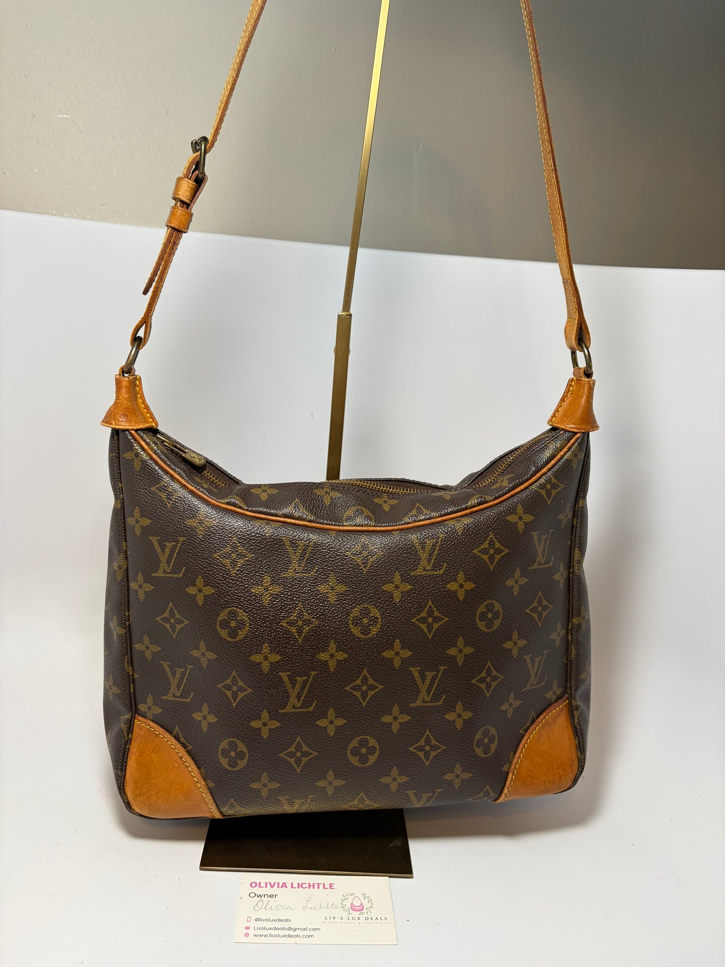 Louis Vuitton Boulogne 30 Monogram Shoulder Bag - Pre Date Code