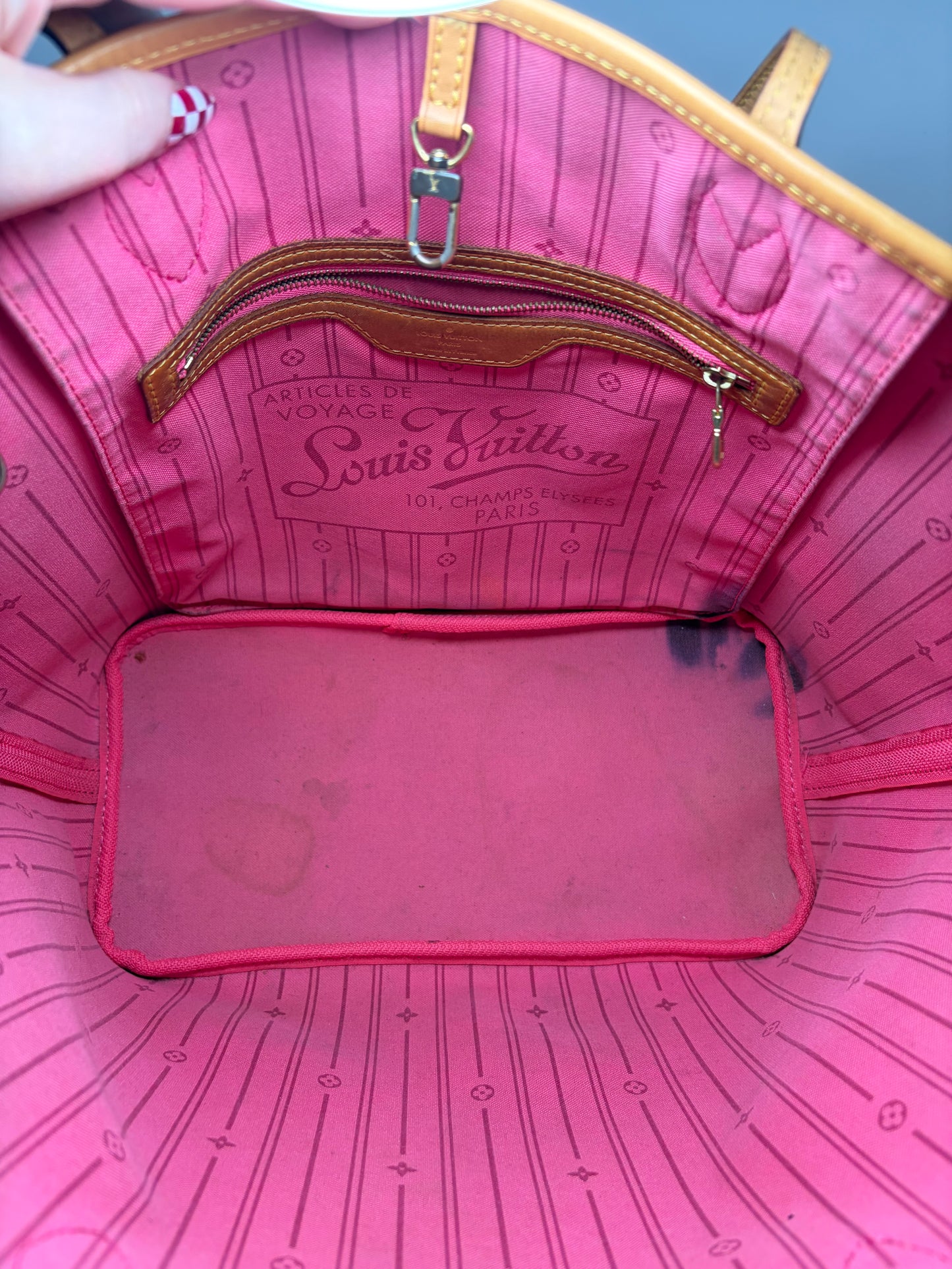 Louis Vuitton Neverfull MM Stephen Sprouse Roses Tote