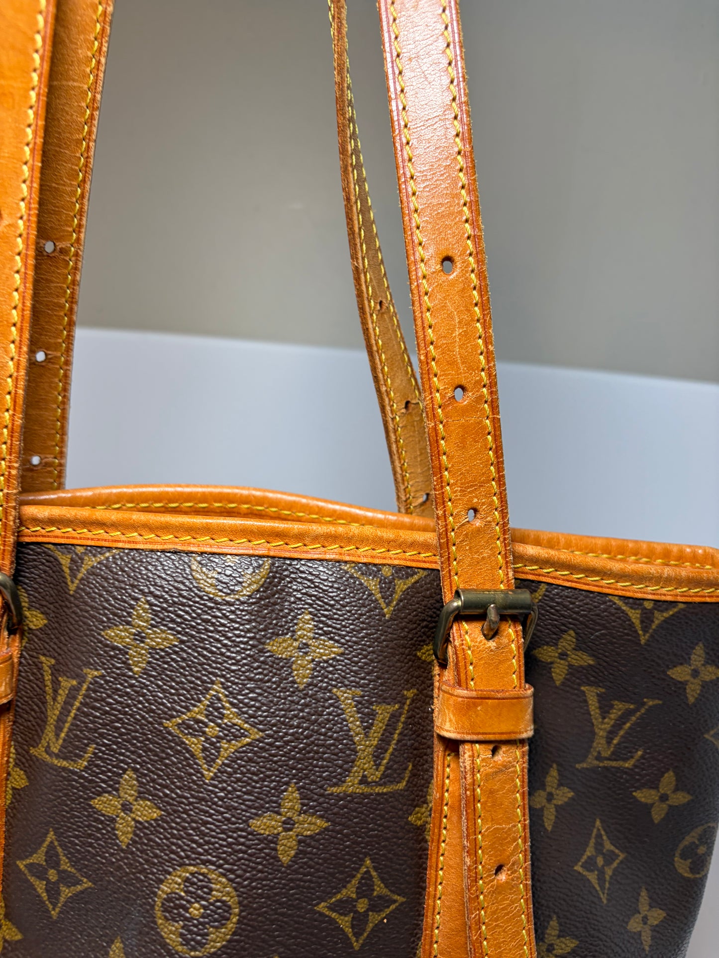 Louis Vuitton Bucket GM Tote Monogram Vintage