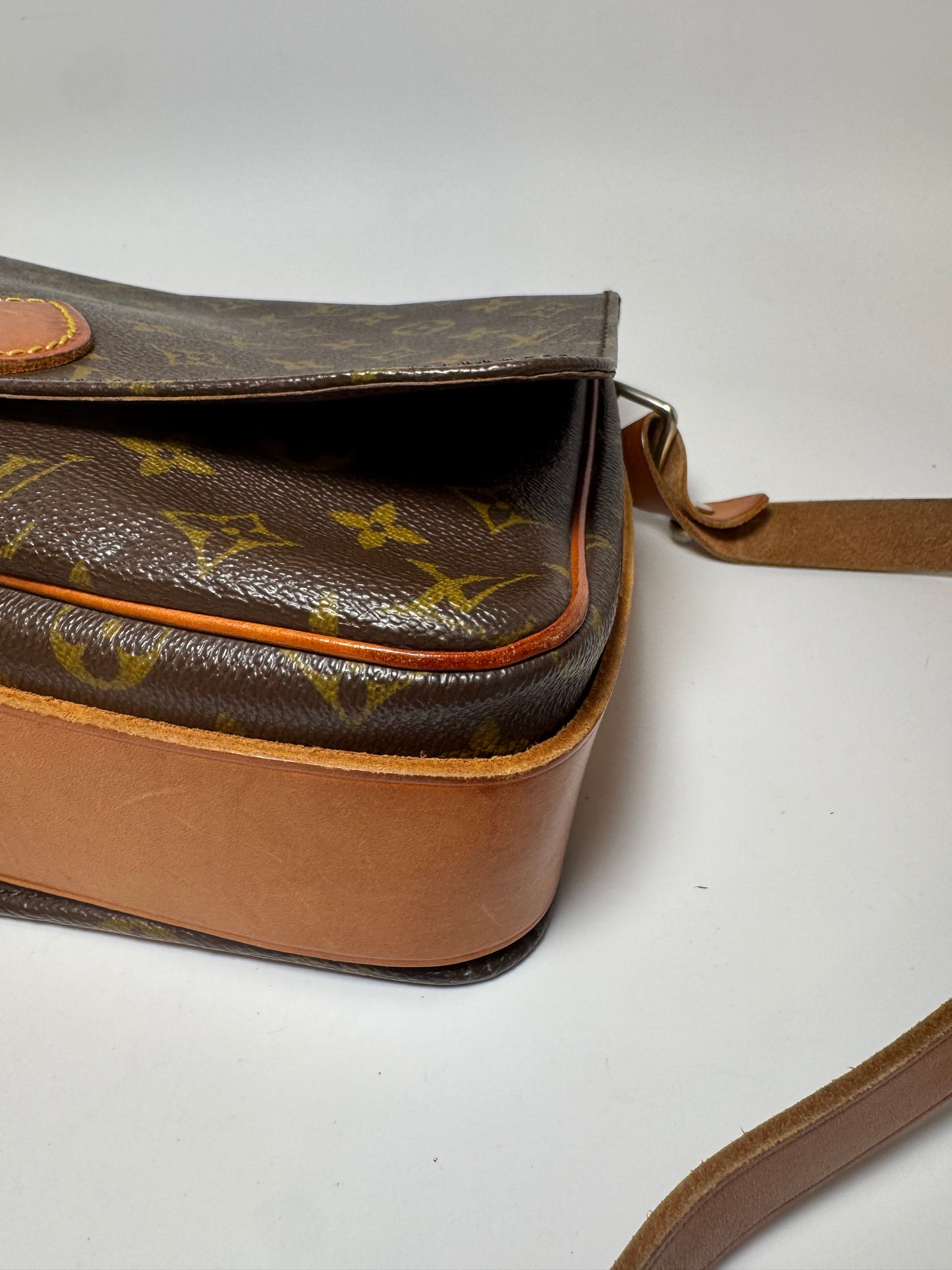 Louis Vuitton Cartouchière GM Monogram Crossbody/Shoulder Bag- Pre Date Code