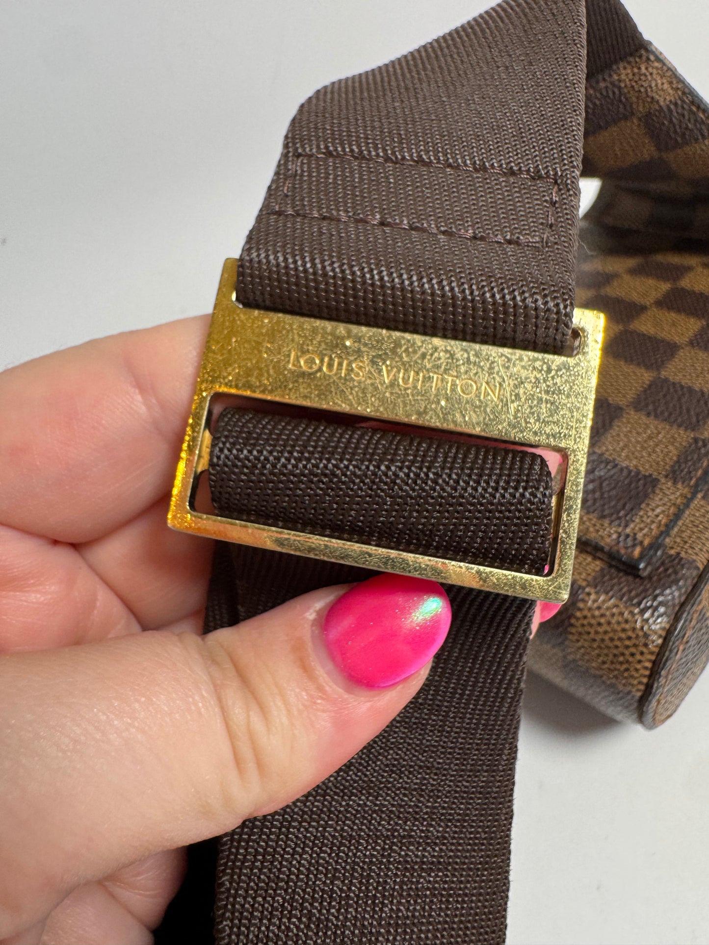 Louis Vuitton Geronimo Damier Ebene Bum Bag/Belt Bag