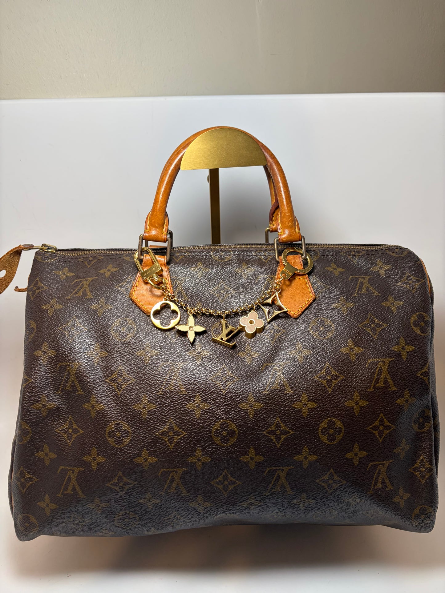 Louis Vuitton Fleur De Monogram Bag Charm Comes w/Dust Bag & Box