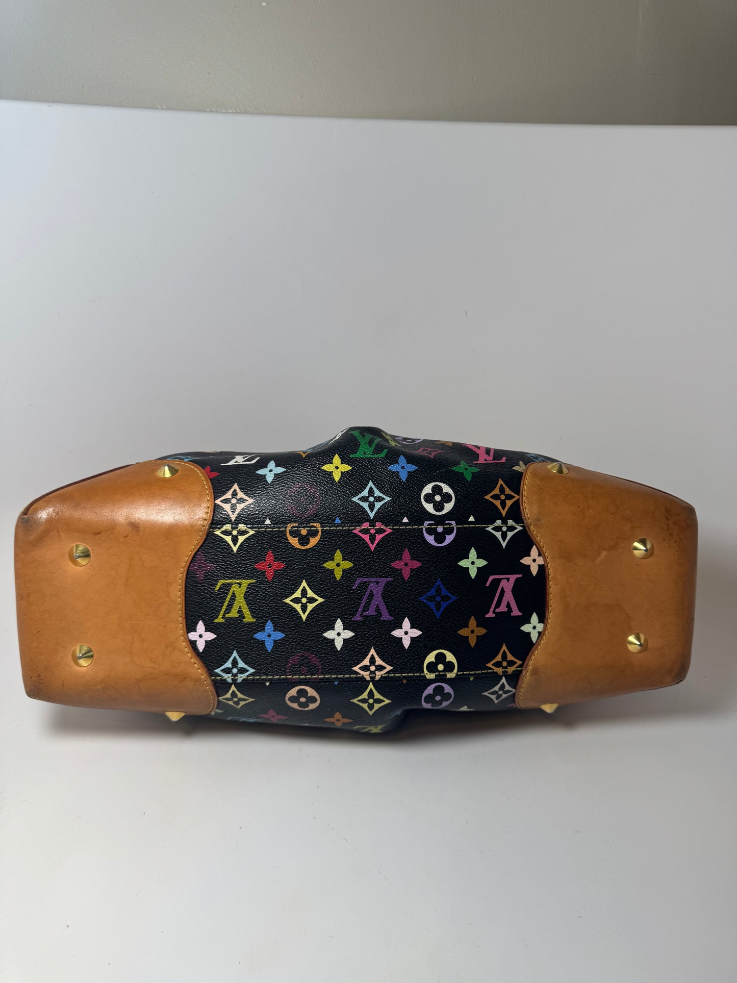 Louis Vuitton Black Multicolor Judy GM Shoulder Bag