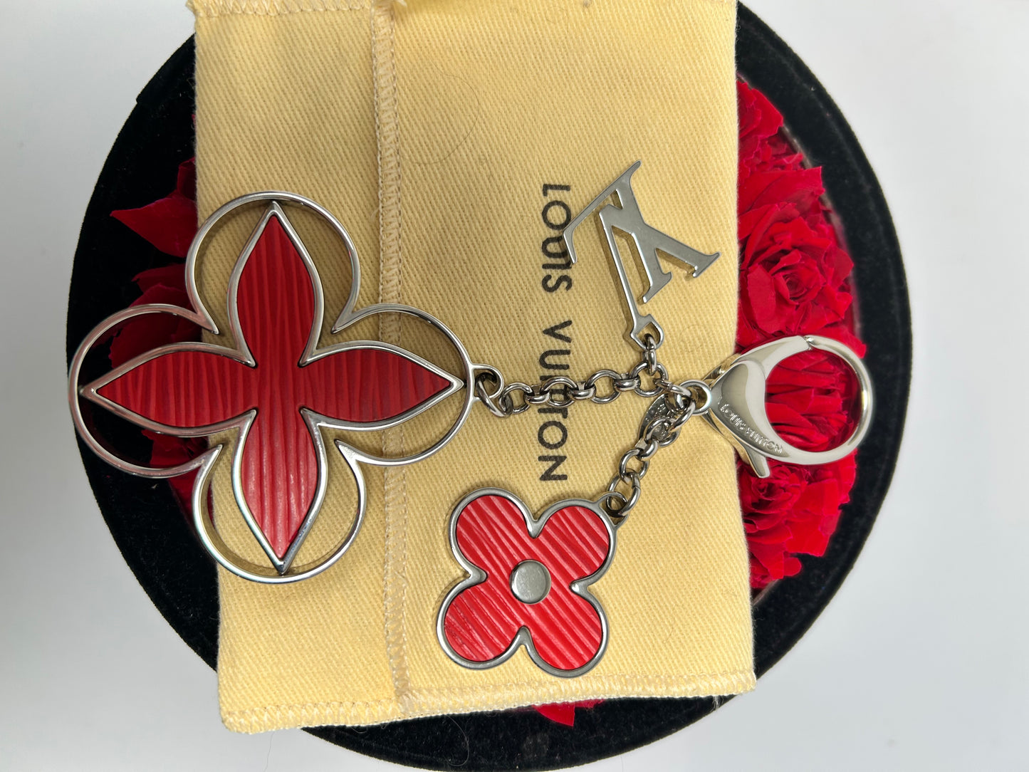 Louis Vuitton Rimy Red Epi Leather Bag Charm