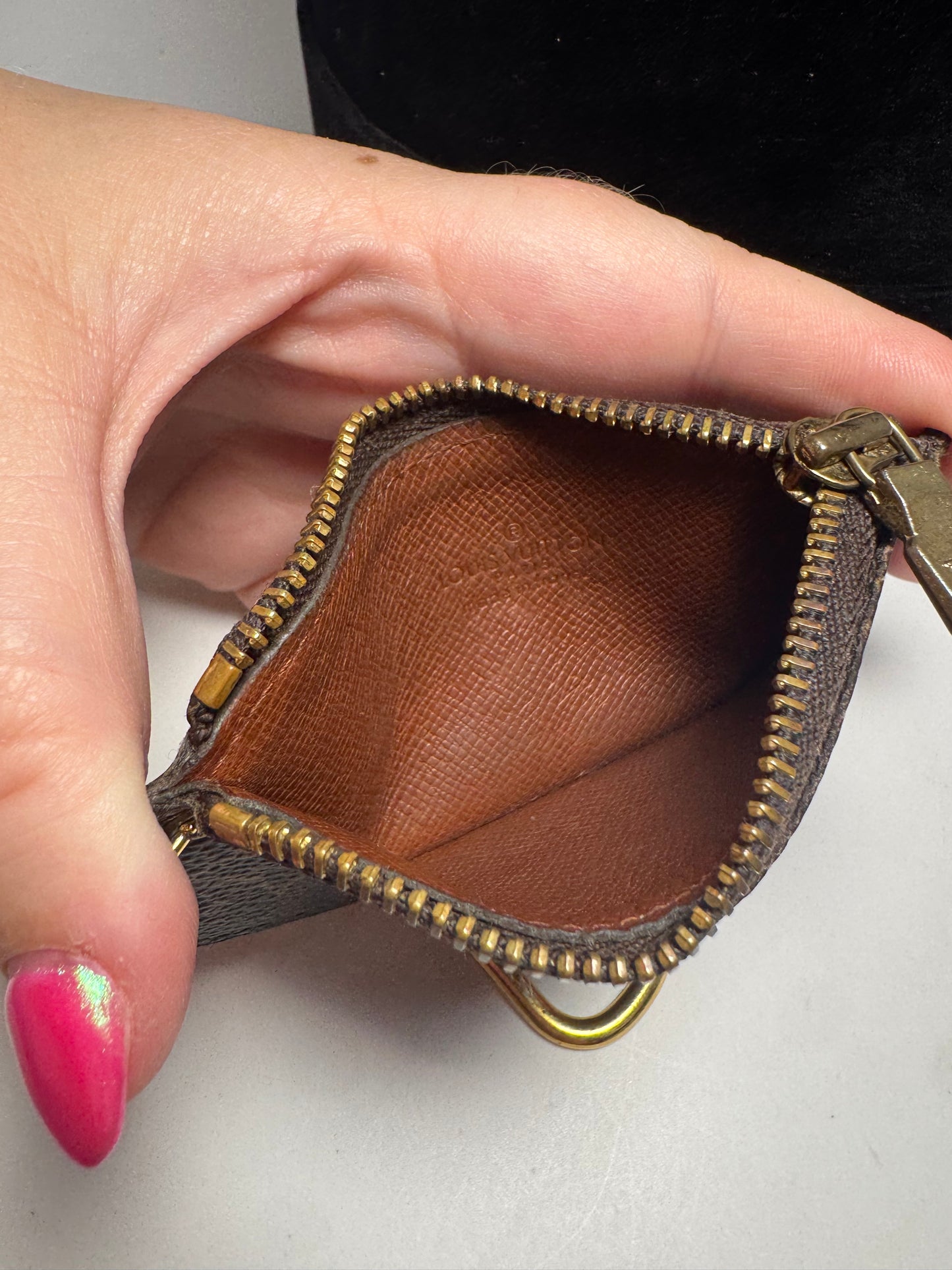 Louis Vuitton Etui Clepia Monogram Key Cles/Key Pouch Vintage