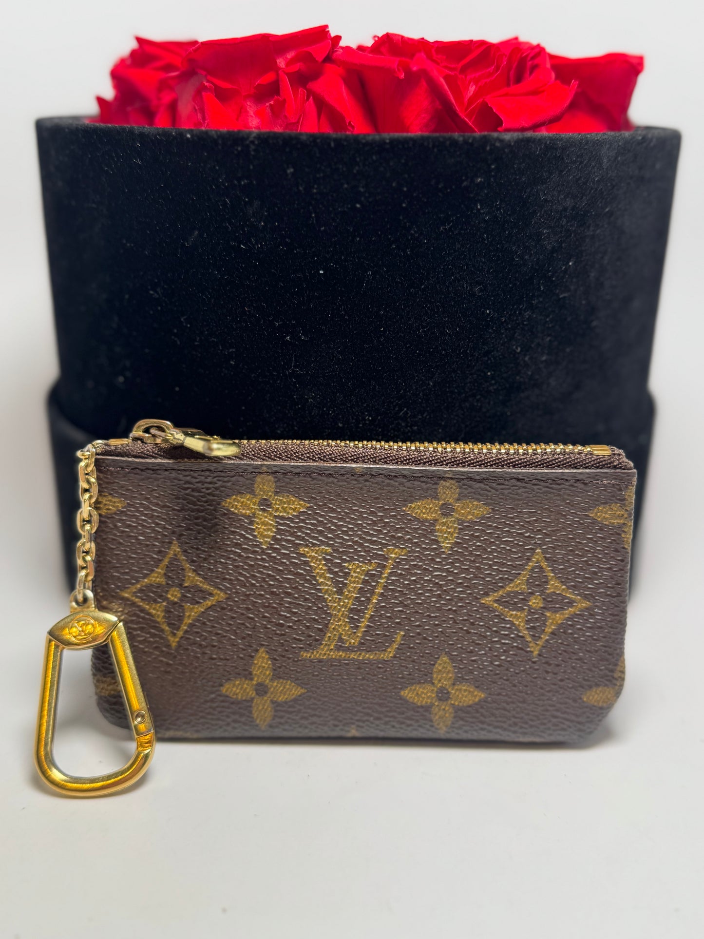 Louis Vuitton Key Cles/Key Pouch Monogram