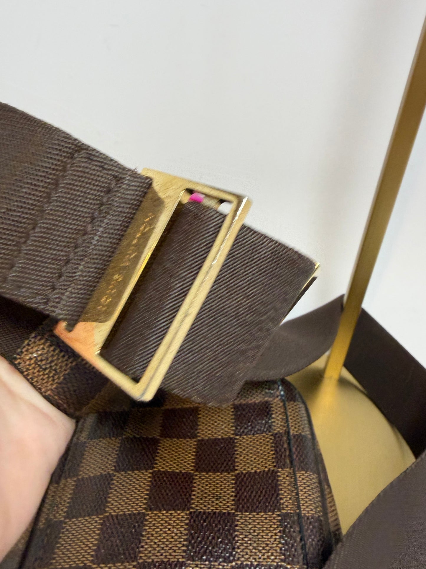 Louis Vuitton Damier Ebene Geronimo Bum Bag/Belt Bag w/COA