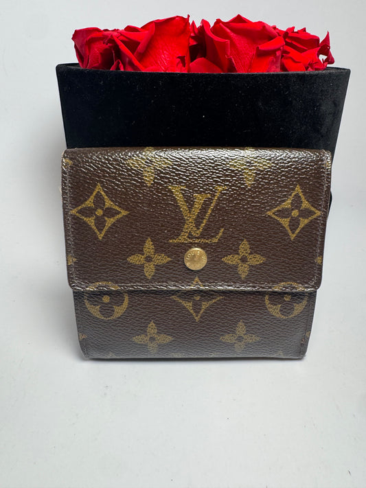 Louis Vuitton Elise Monogram Compact Wallet Made in February 2006 in France