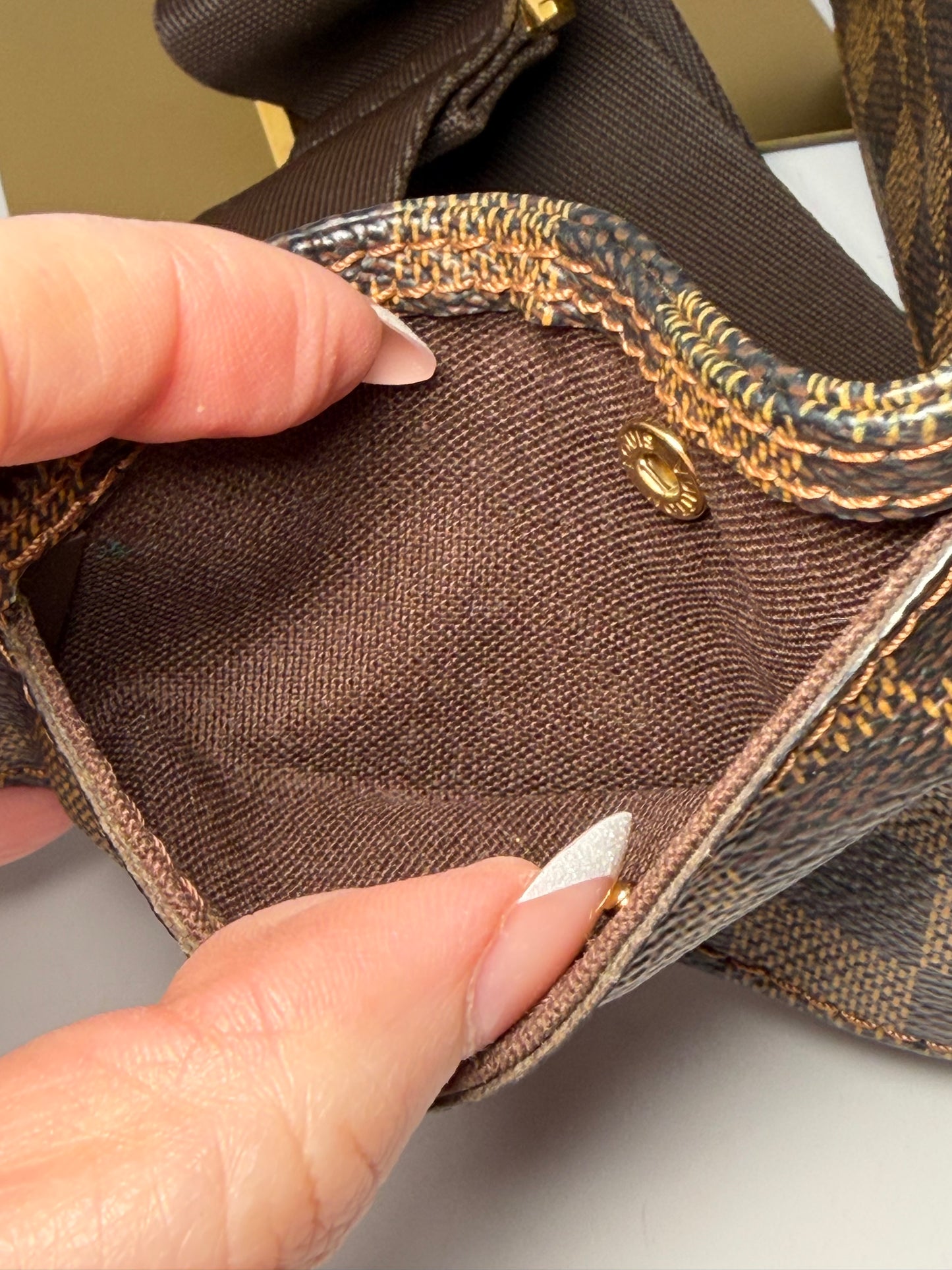 Louis Vuitton Damier Ebene Geronimo Belt Bag