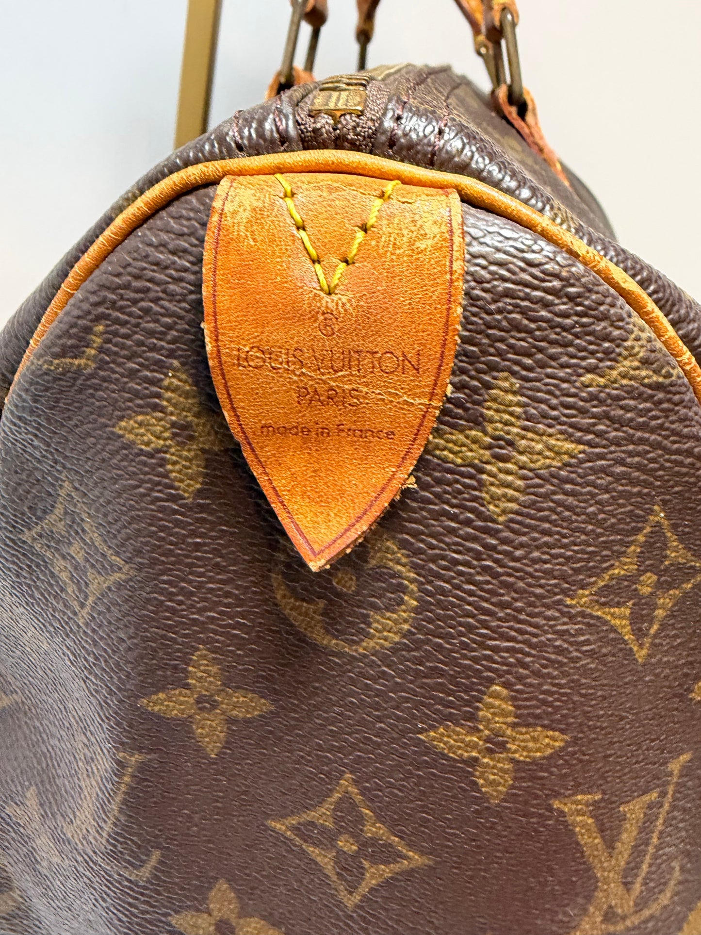 Louis Vuitton Speedy 35 Monogram, made in France Sept. 1994