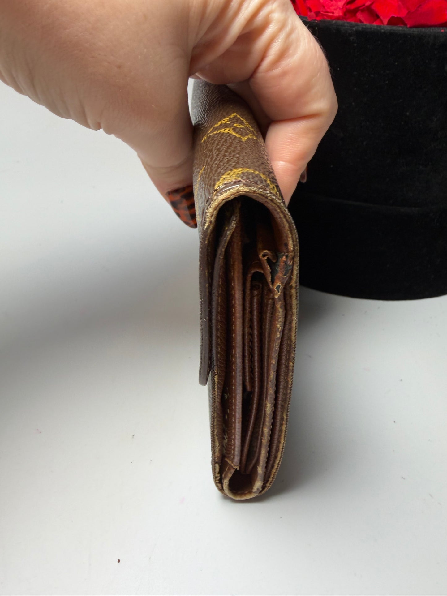 Louis Vuitton Etui Papier Tressor Monogram Wallet