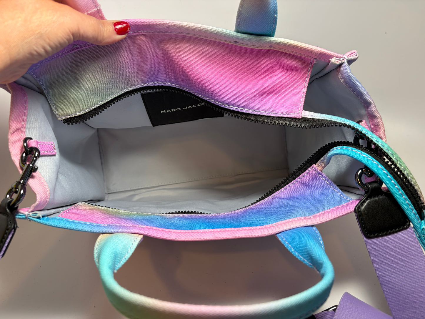 Marc Jacobs Airbrush Canvas Tote Medium Size