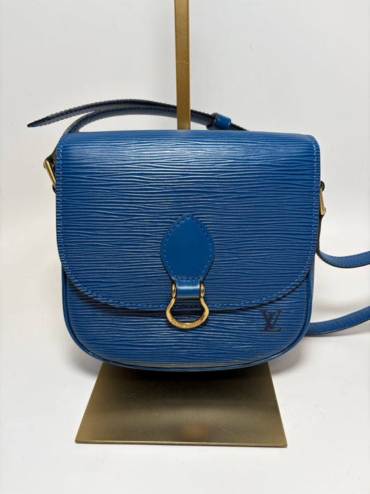 Louis Vuitton Royal Blue Epi Leather Mini Saint Cloud Crossbody