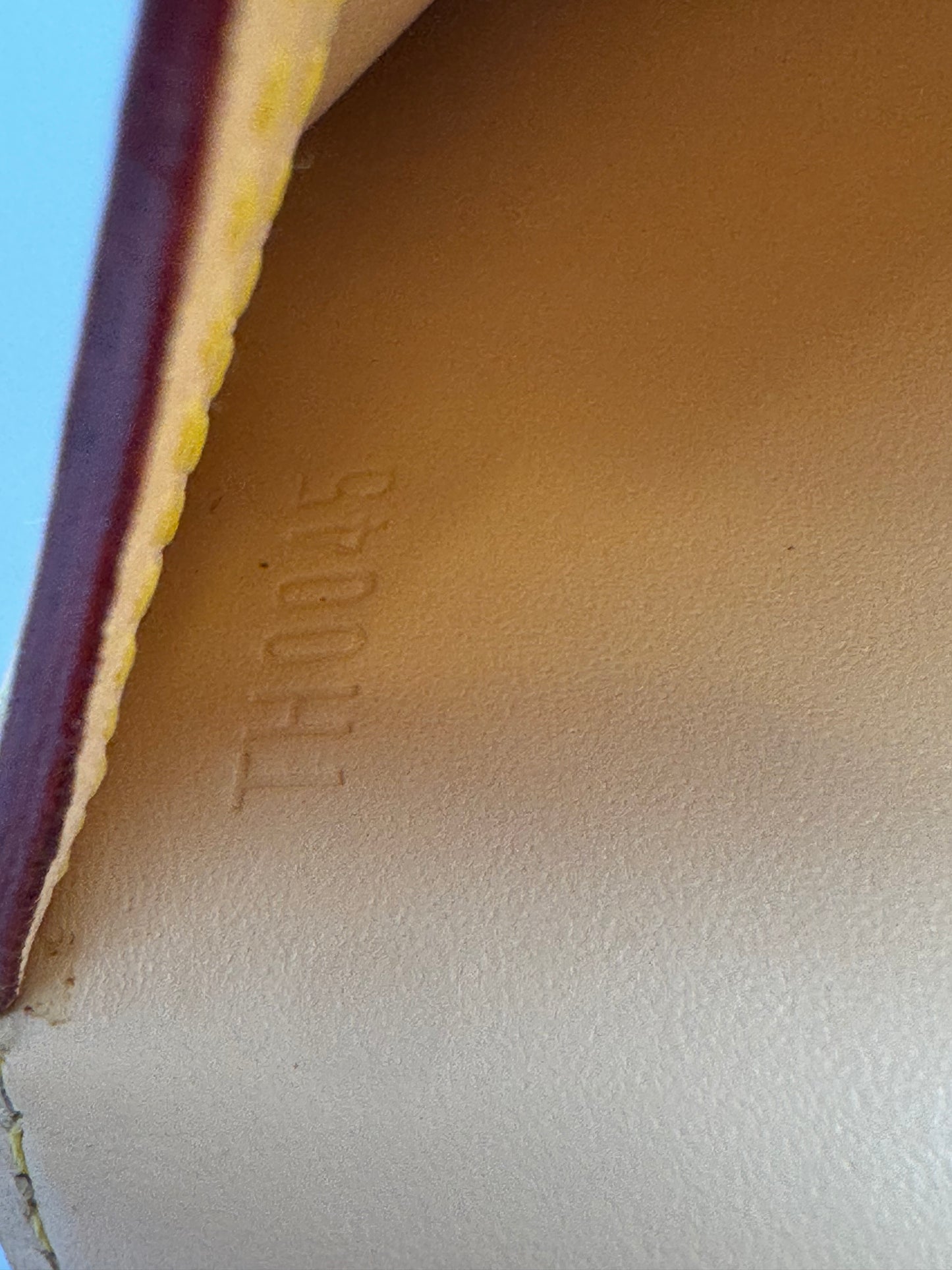Louis Vuitton Multicolor Porte Tressor International Wallet on chain- April 2005 in France