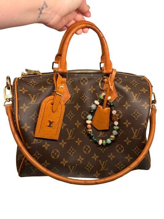Louis Vuitton Speedy Soft 30 Boho w/Ostrich Leather