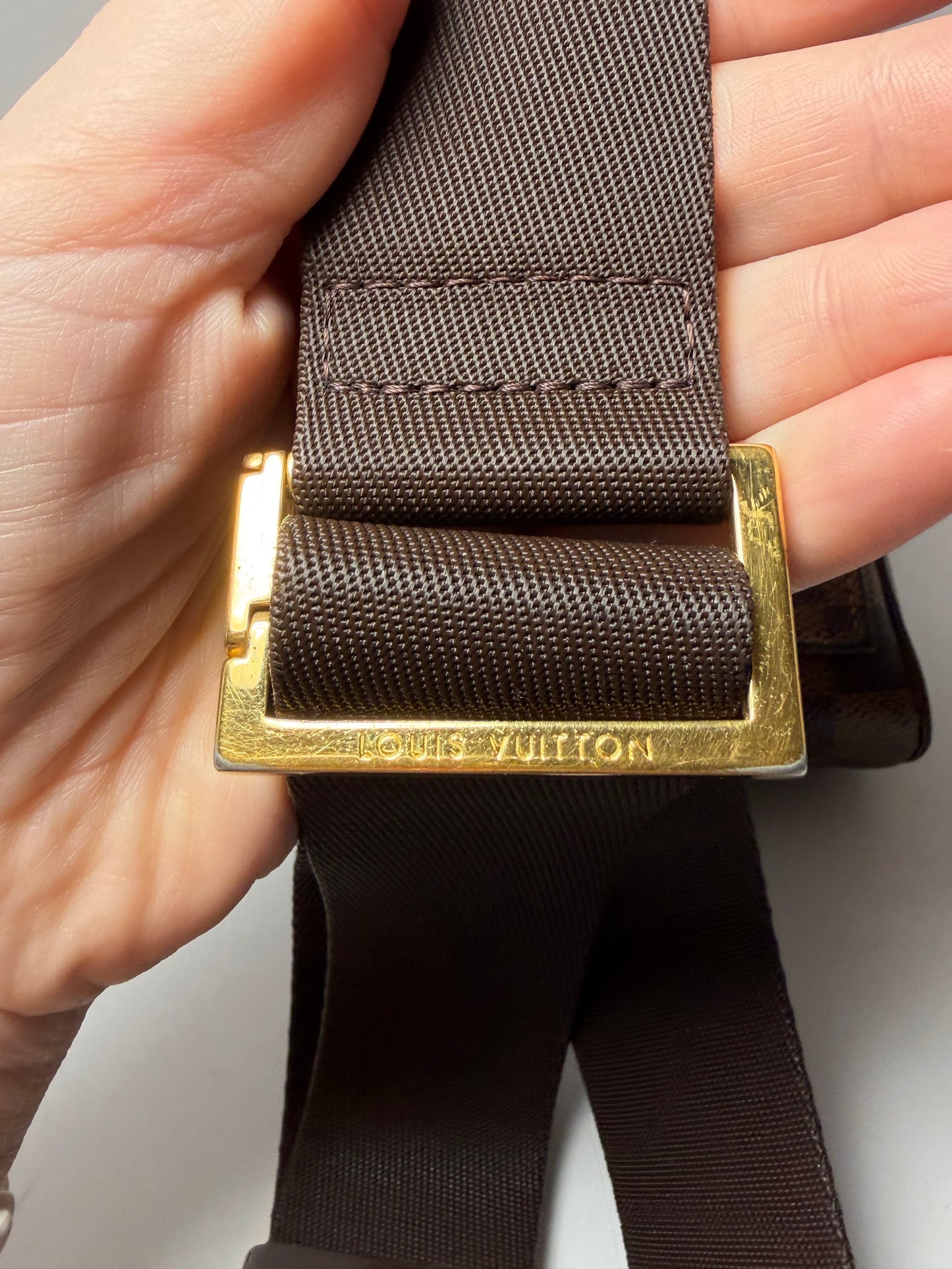 Louis Vuitton Geronimo Belt Bag/Bum Bag Damier Ebene