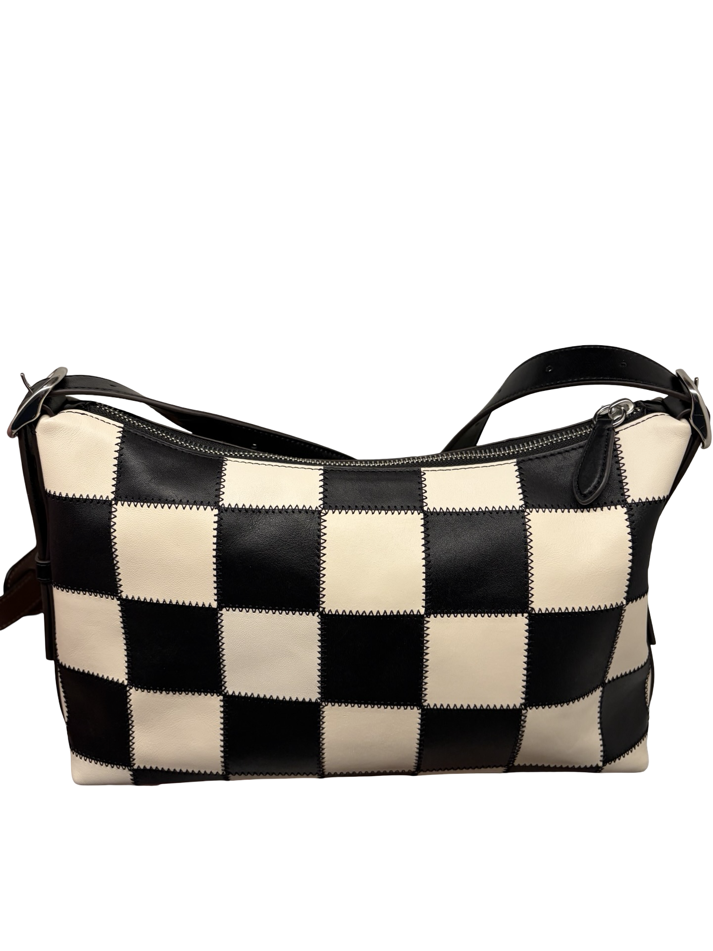 Coachtopia Alter Ergo Black & Cream Checkered (Larger size) Shoulder & Crossbody