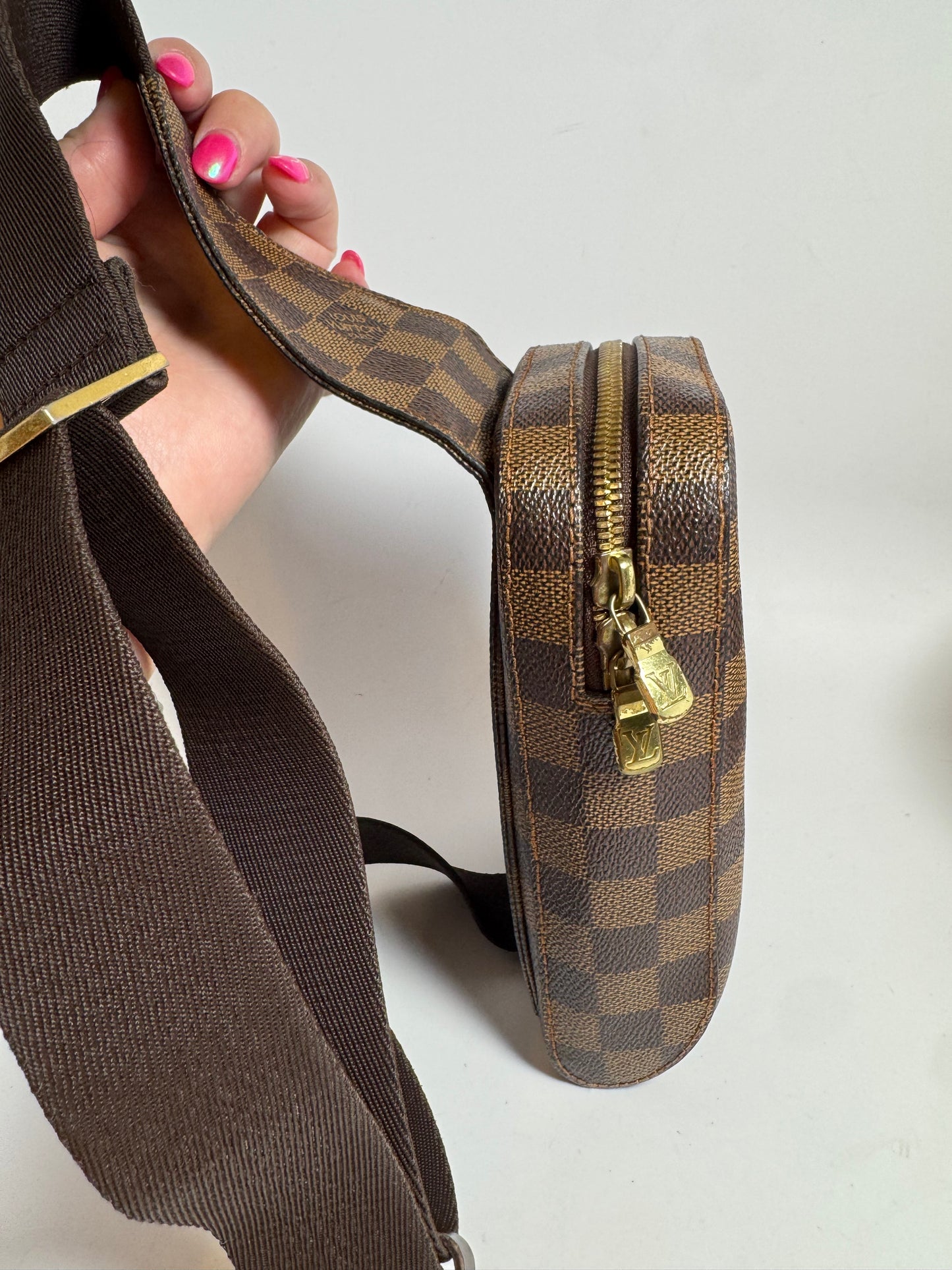 Louis Vuitton Geronimo Damier Ebene Bum Bag/Belt Bag