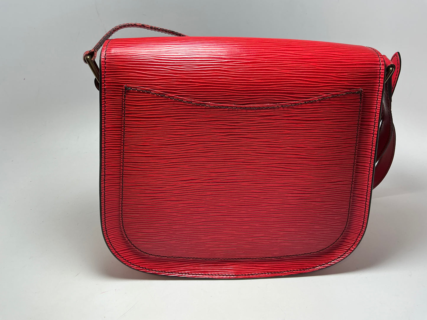 Louis Vuitton Saint Cloud GM Red Epi Leather Crossbody