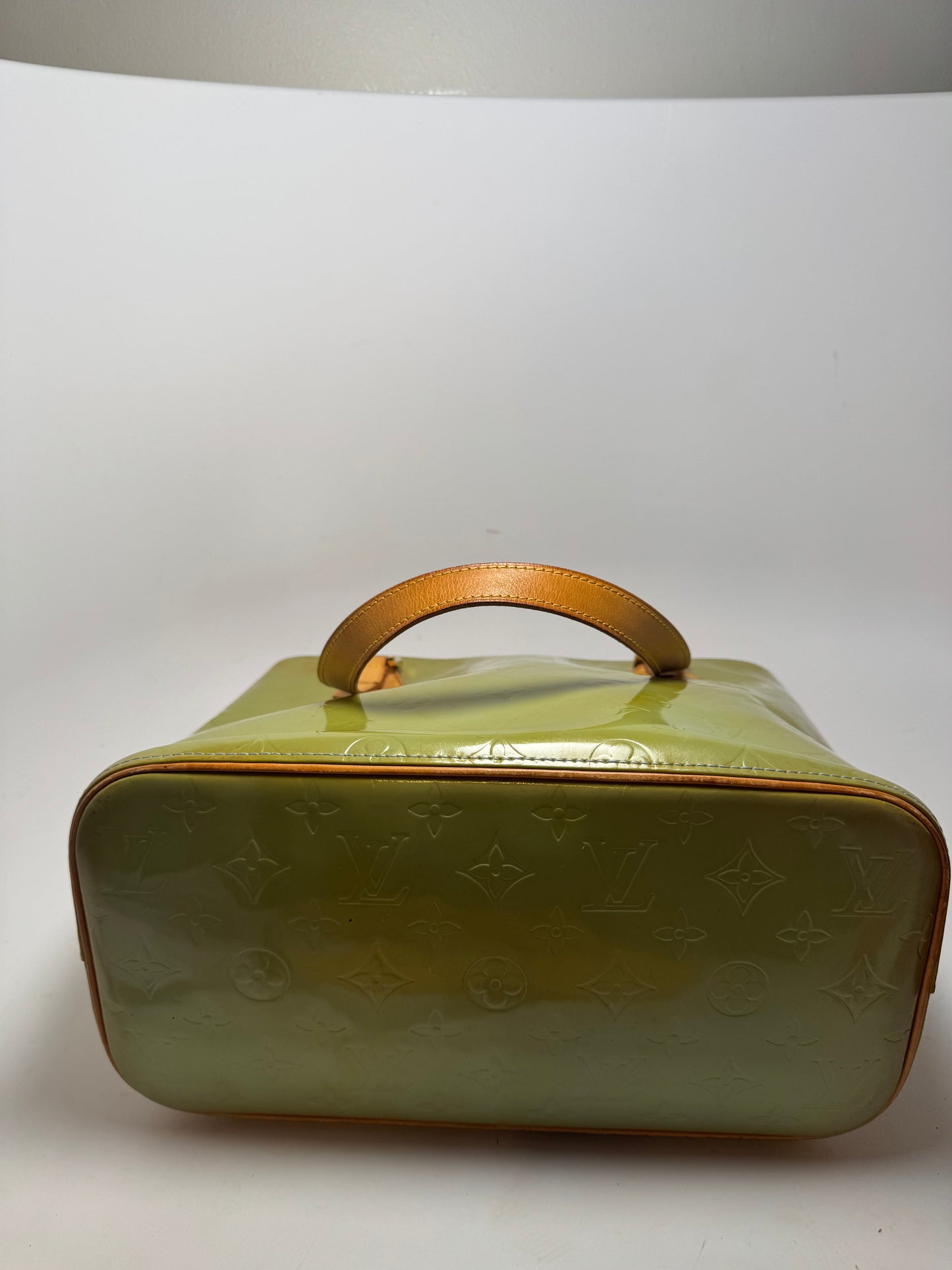 Louis Vuitton Houston Tote Vernis Green w/Blue Interior