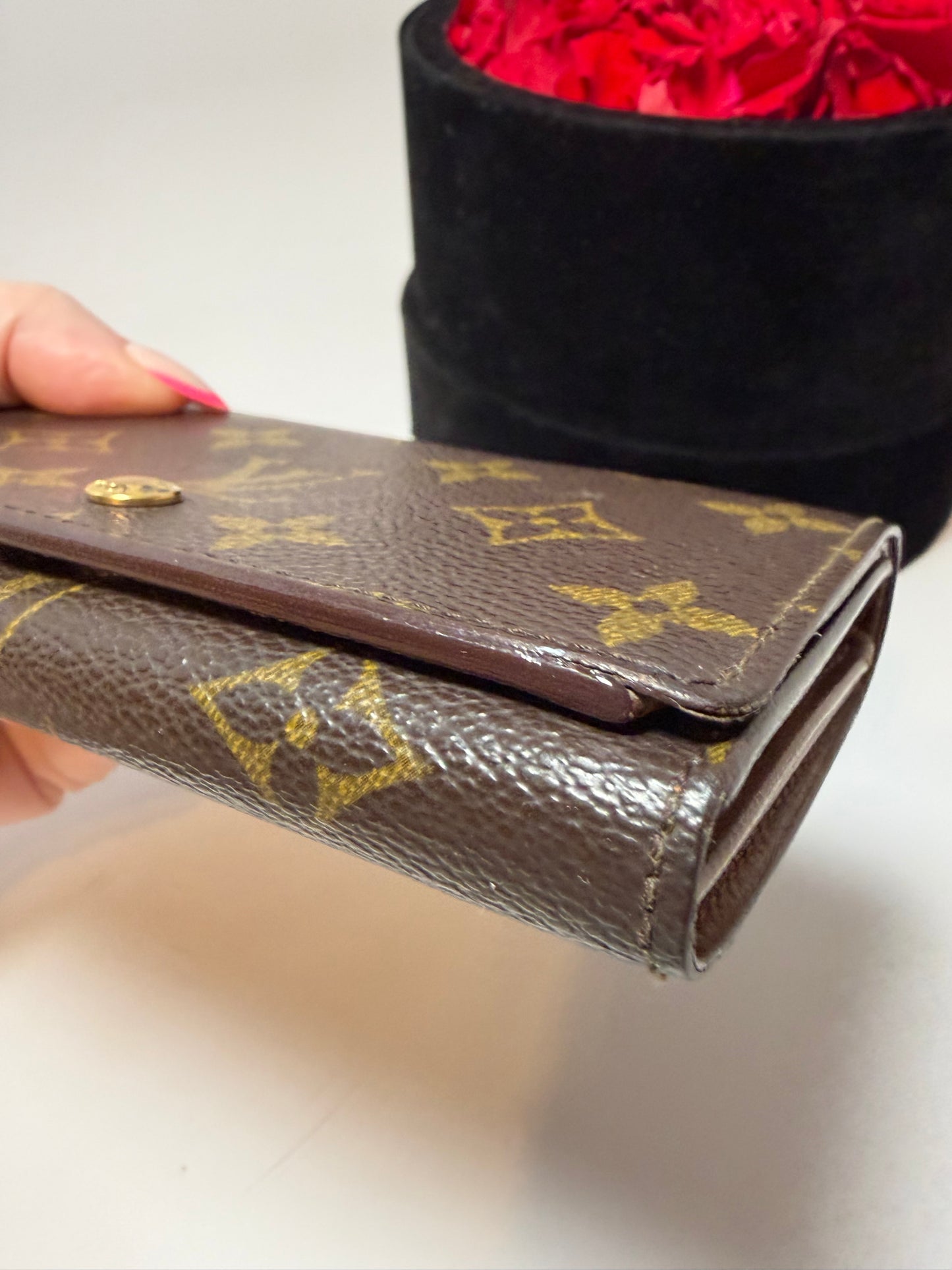 Louis Vuitton Porte Monnaie Tressor Monogram Wallet