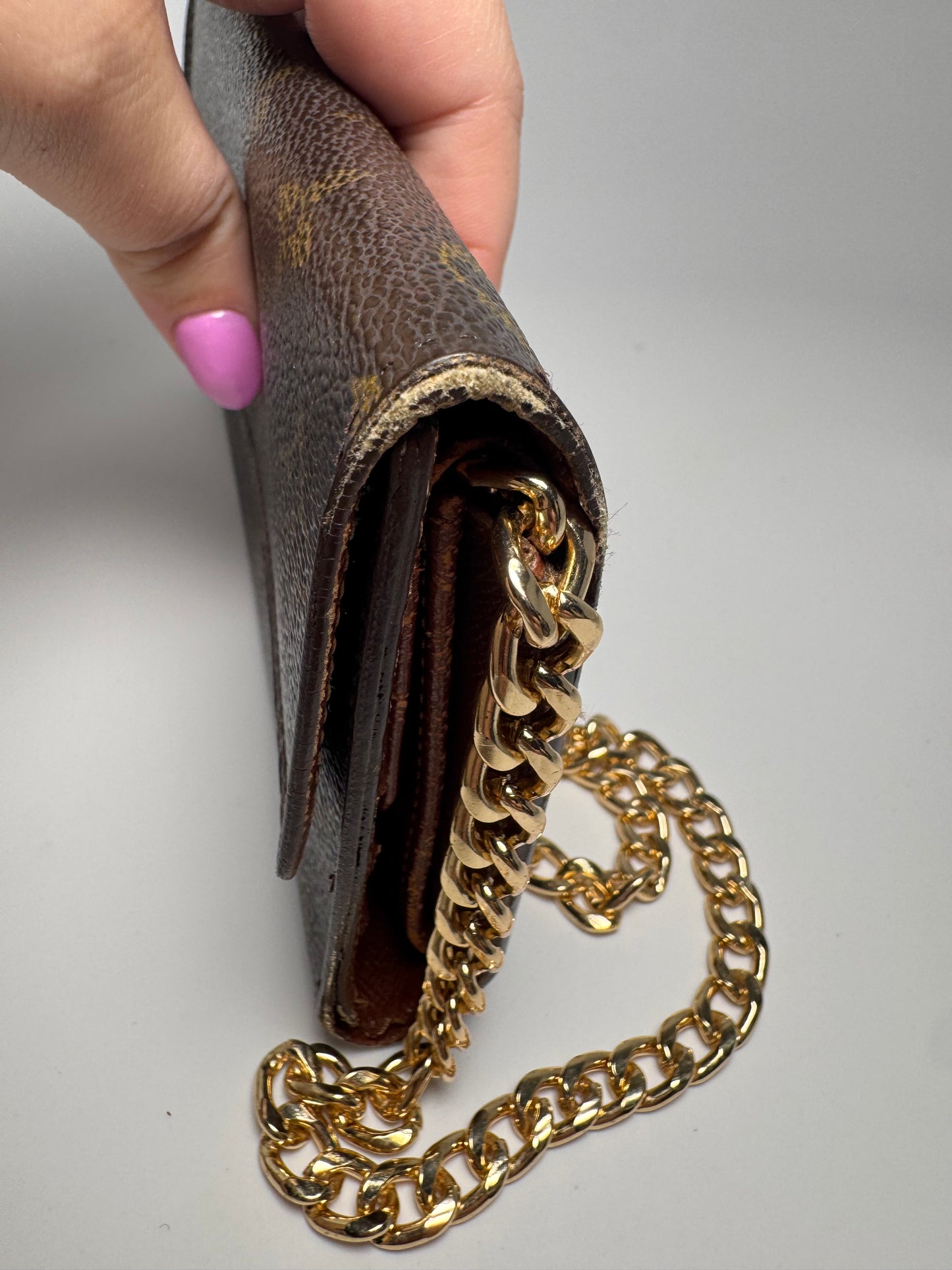 Louis Vuitton Monogram Sarah Wallet March 2000 in France- Fair condition