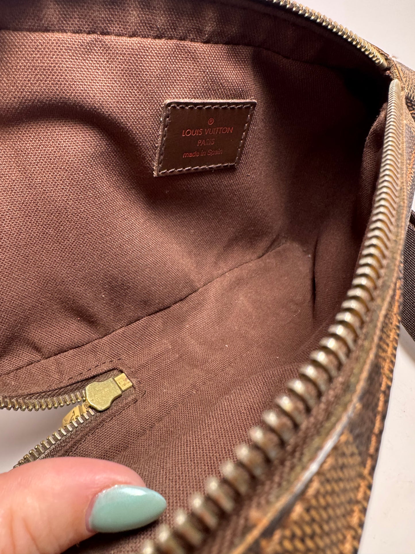 Louis Vuitton Geronimo Damier Ebene Belt Bag/Crossbody Bag