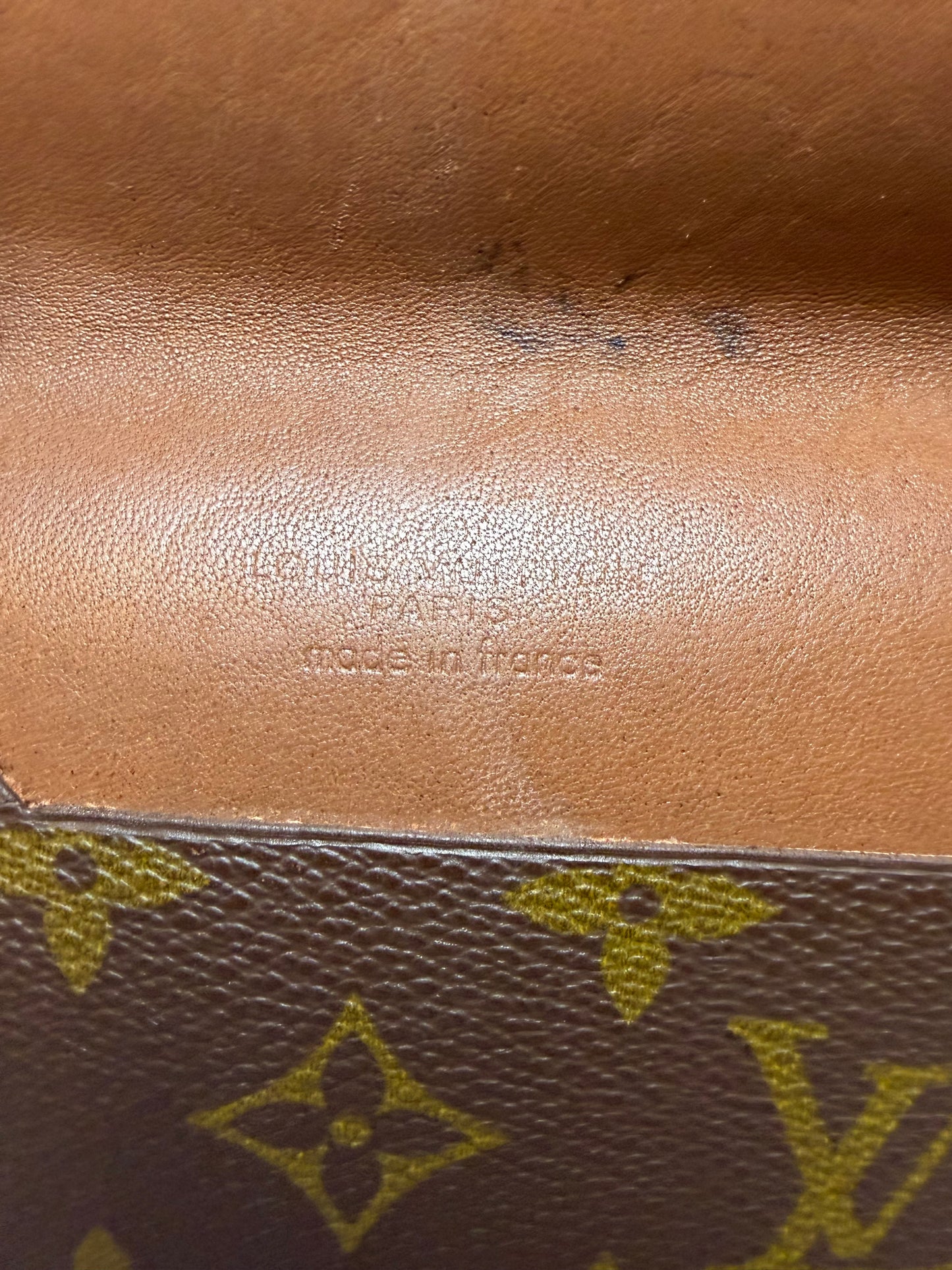 Louis Vuitton Monogram Poche Plate Envelope Clutch/Laptop Holder/Document Holder Vintage