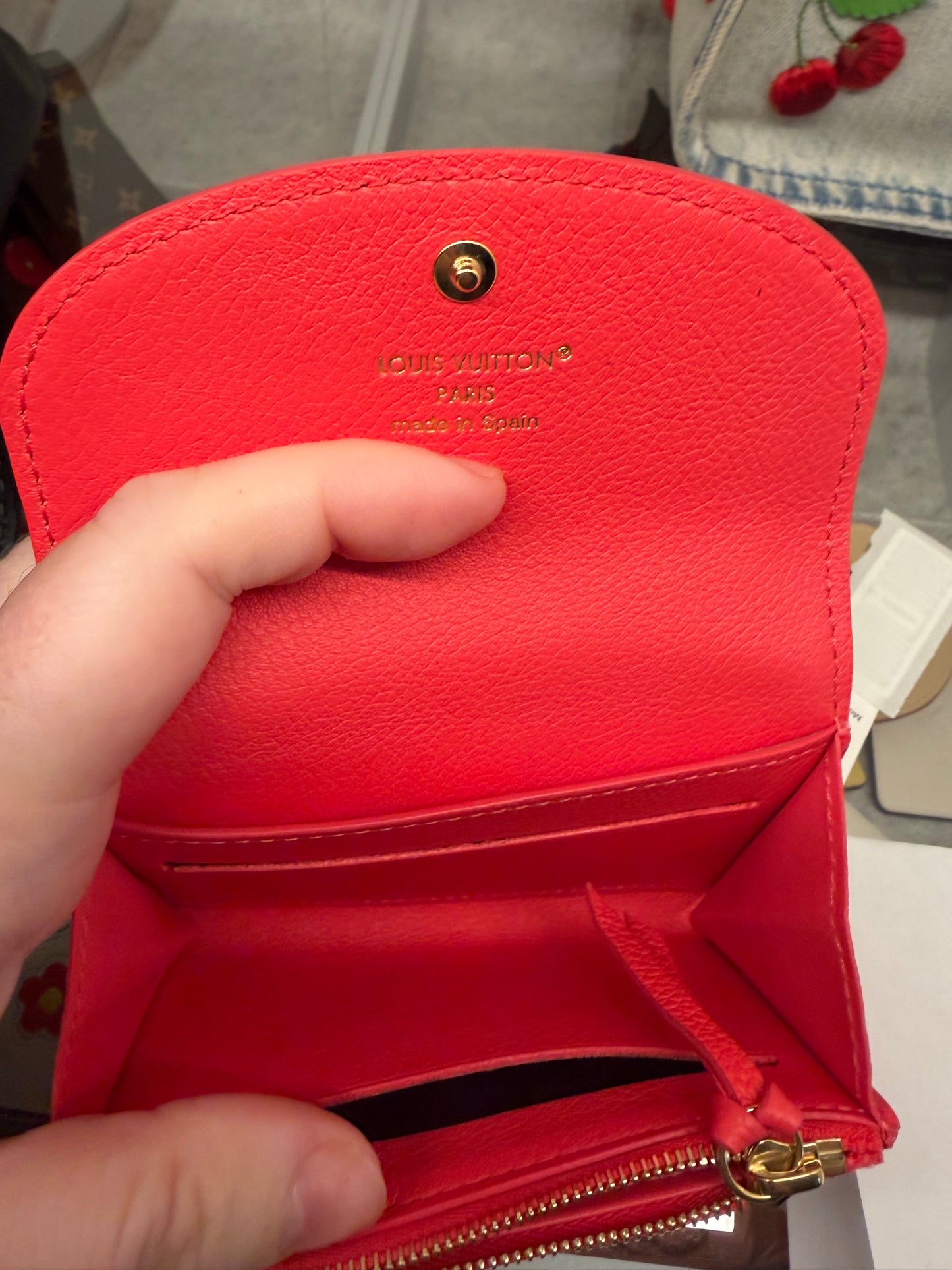 Louis Vuitton Empriente Leather Rosalie Coin Purse Strawberry Pink