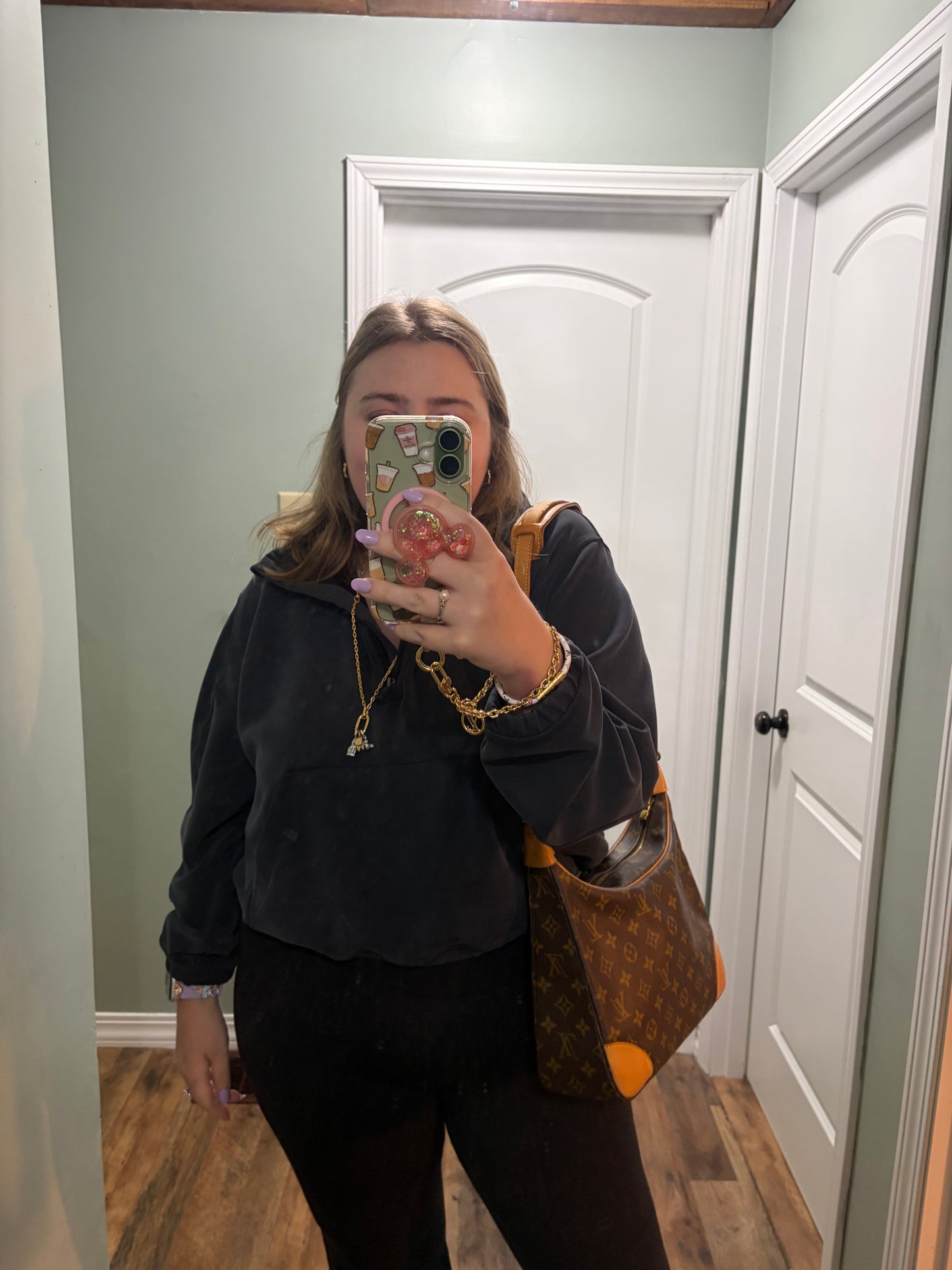 Louis Vuitton Boulogne 30 Monogram Shoulder Bag