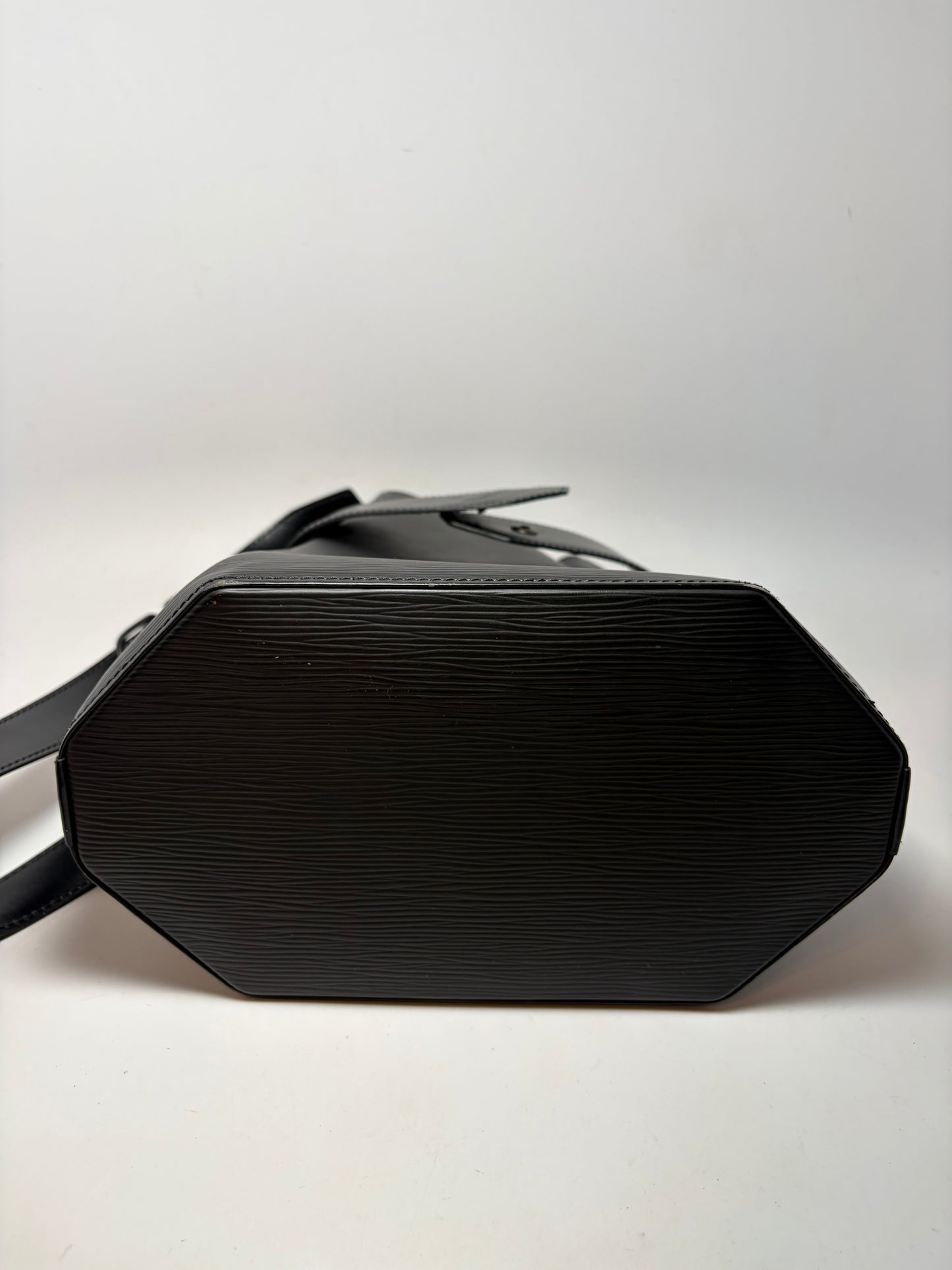 Louis Vuitton Sac D’Epaule PM Black Epi Leather Shoulder Bag