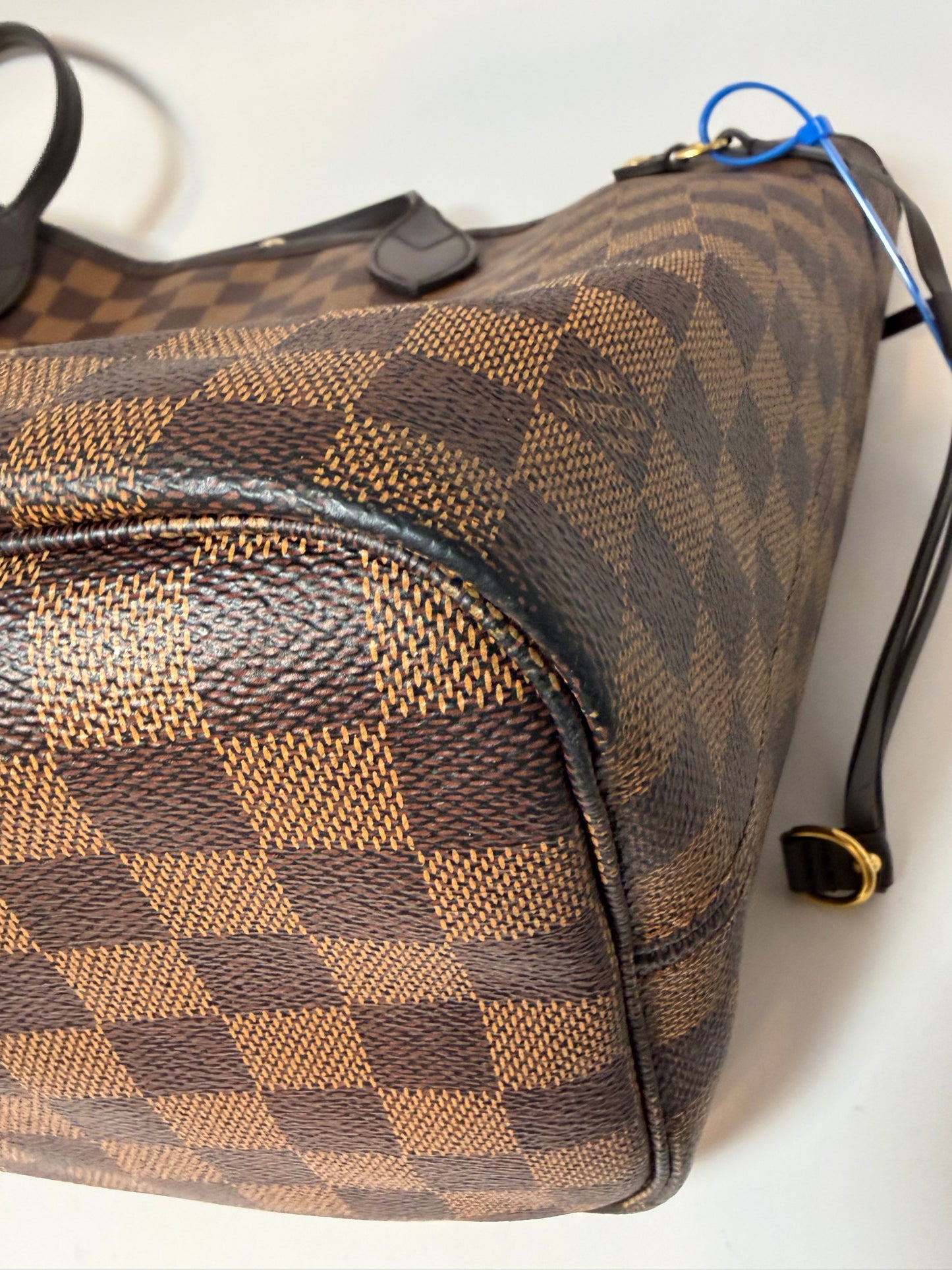 Louis Vuitton Neverfull MM Damier Ebene Tote w/Dust Bag