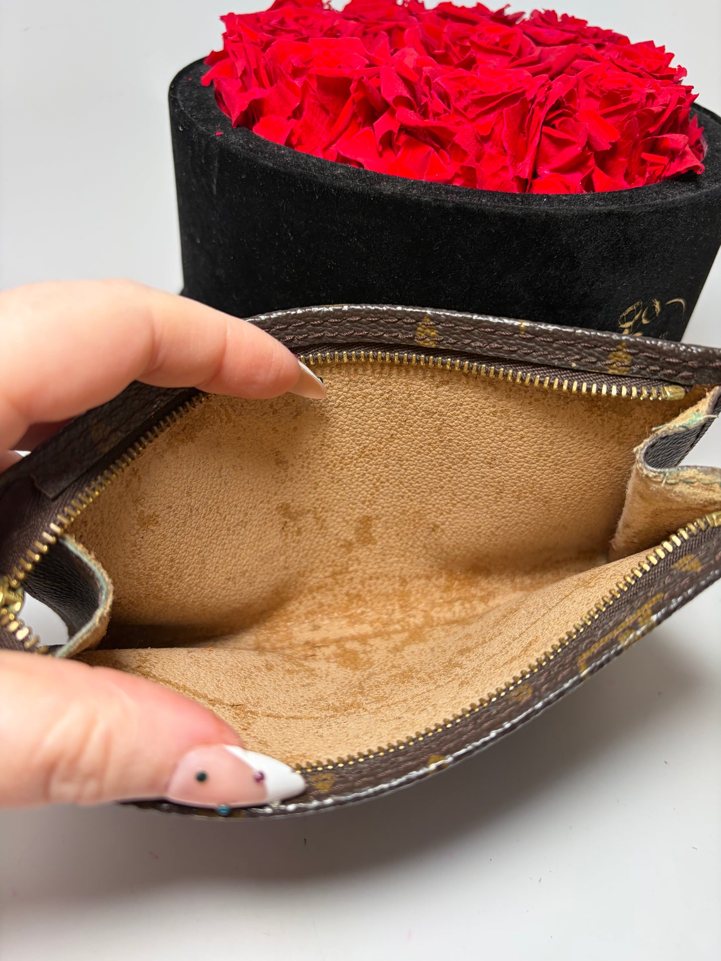 Louis Vuitton Bucket PM Pouch/Toiletry Bag Monogram