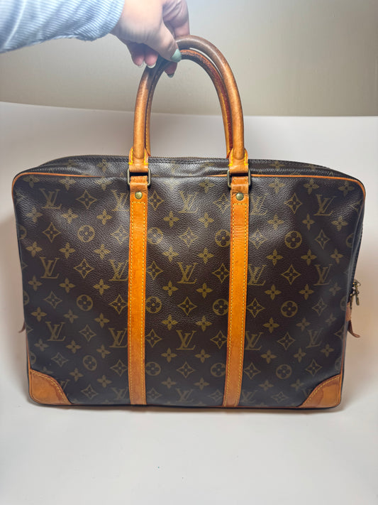 Louis Vuitton Monogram Porte Document Voyage Briefcase